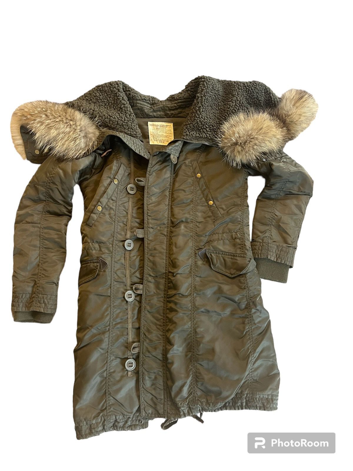 If Six Was Nine GOA Fur Down Jacket Size US M / EU 48-50 / 2 - 3 Thumbnail