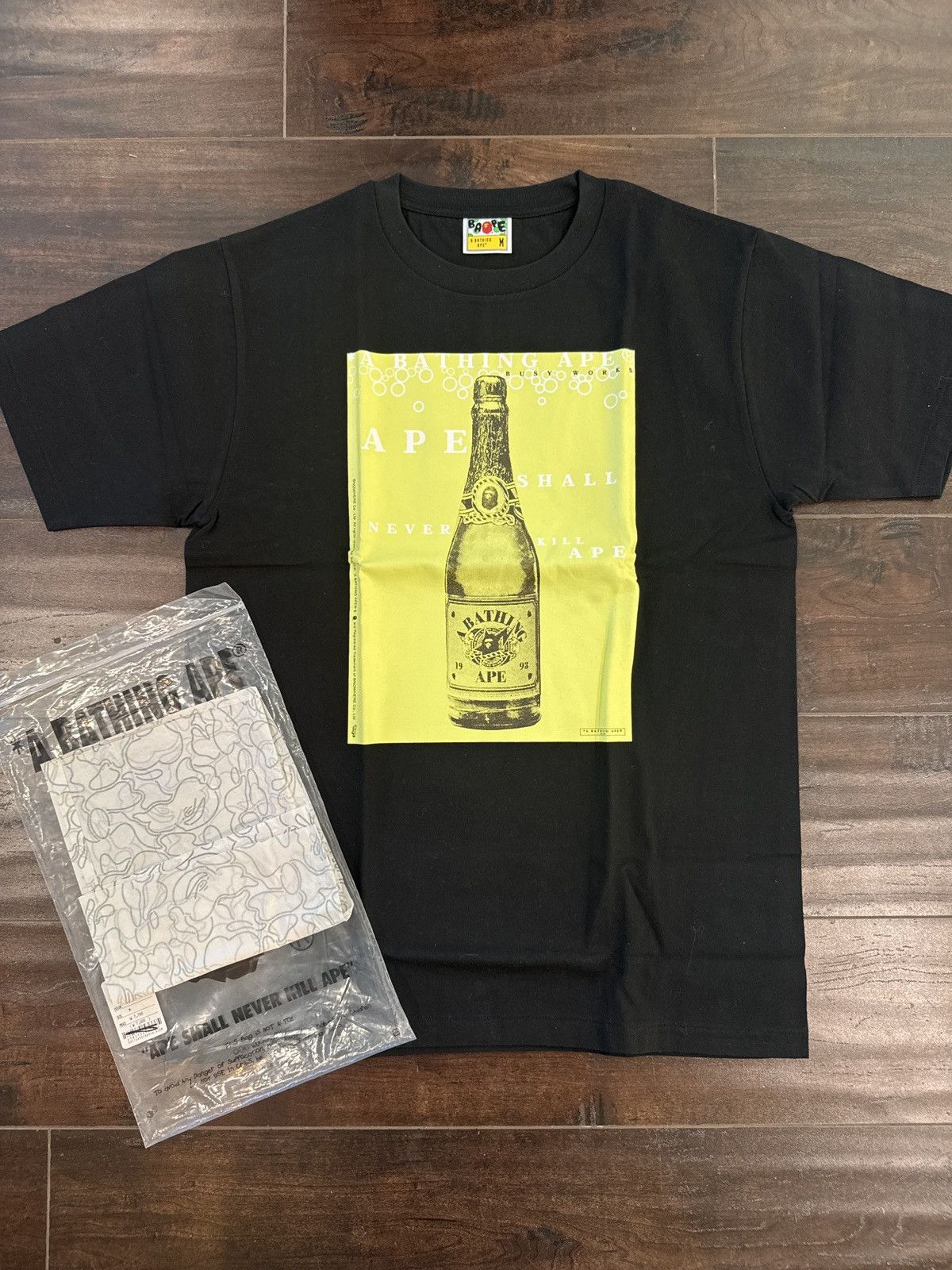 Bape Bape Champagne Tee - BRAND NEW! Size Medium Size US M / EU 48-50 / 2 - 2 Thumbnail