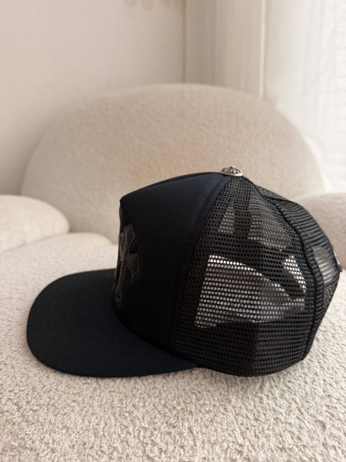 Chrome Hearts Chrome hearts cemetery triple black hat Size ONE SIZE - 3 Thumbnail