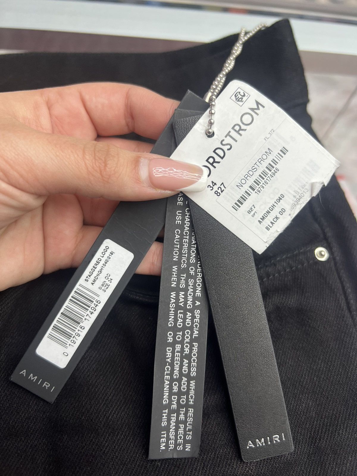 Amiri Amiri Straggered Logo Skinny Jeans Black Size US 34 / EU 50 - 7 Thumbnail