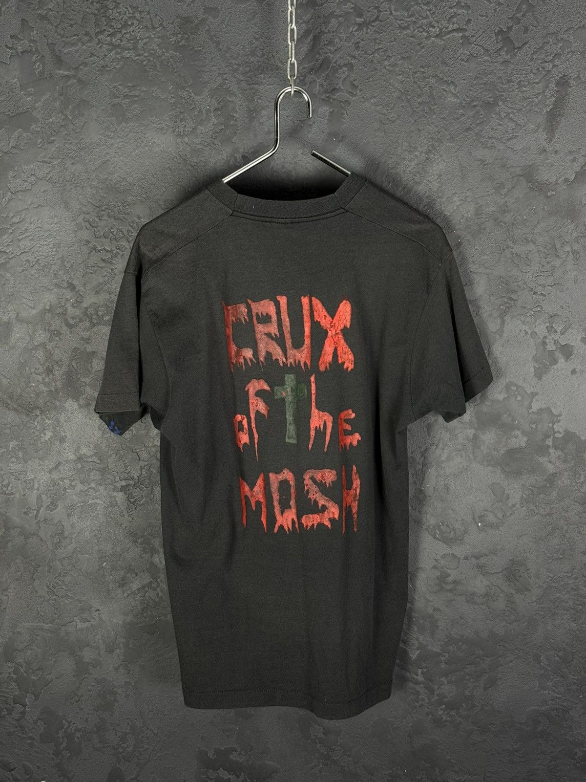 Vintage RARE!! Vintage 80s Jesus Christ 2nd World Tour Black T Shirt Size US M / EU 48-50 / 2 - 11 Thumbnail