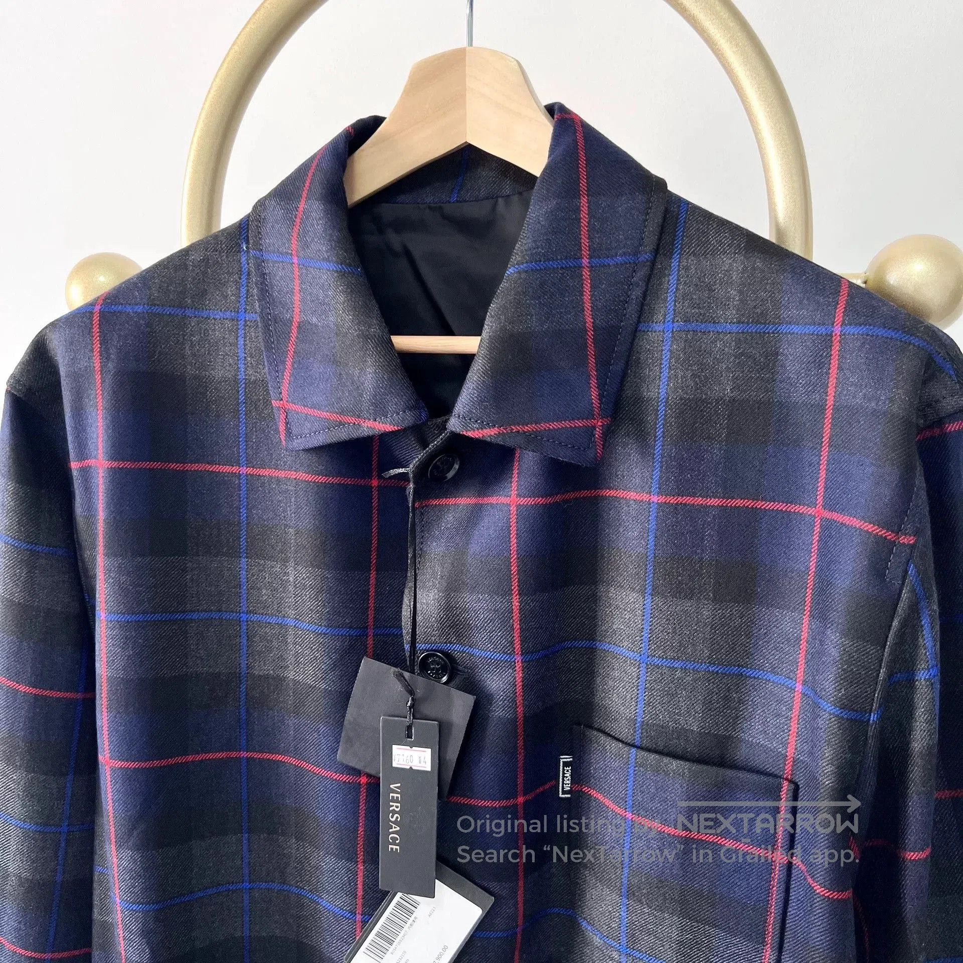 Versace Versace Men's Wool Blend Light Jacket. Size US L / EU 52-54 / 3 - 2 Thumbnail