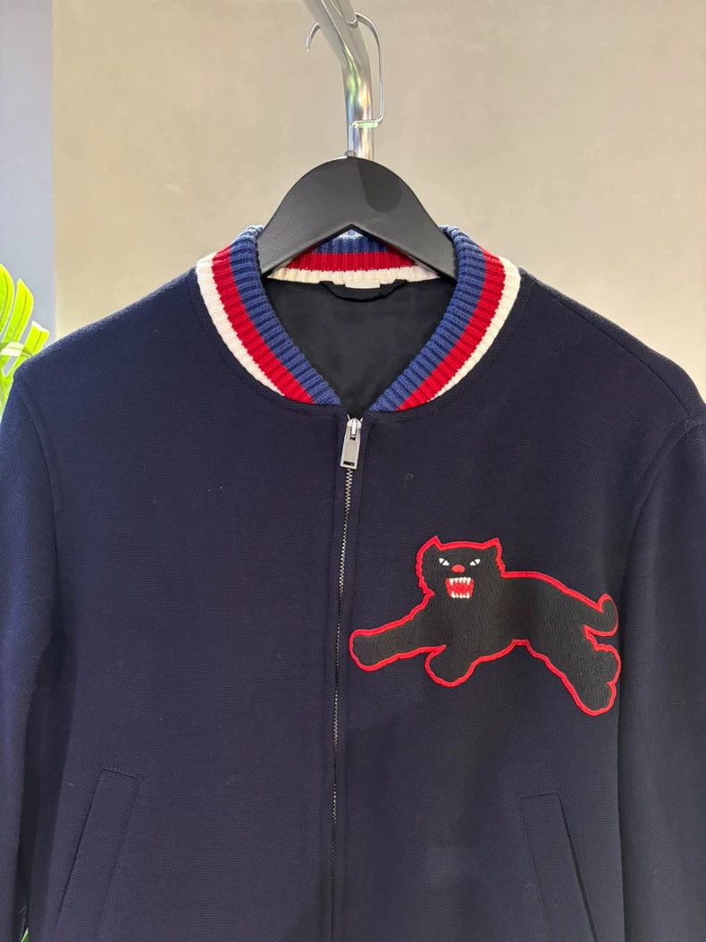 Gucci Gucci Dark blue leopard embroidered jacket 2502-Nextarrow Size US S / EU 44-46 / 1 - 4 Thumbnail