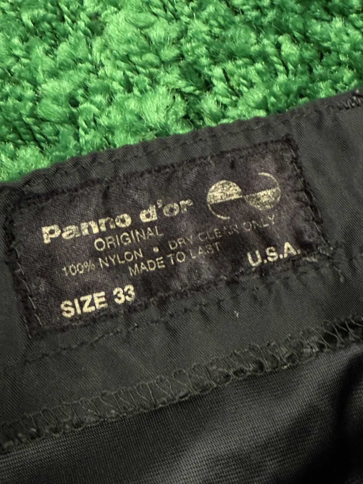 Vintage RAER 80s Panno D'Or Parachute Pants Black Cargo Zip 33 Size US 33 - 6 Thumbnail