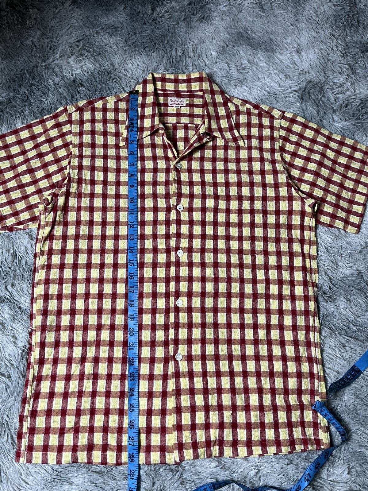 Toyo Enterprises Vintage 70s Sugar cane mfg.co open collar Size US M / EU 48-50 / 2 - 9 Thumbnail