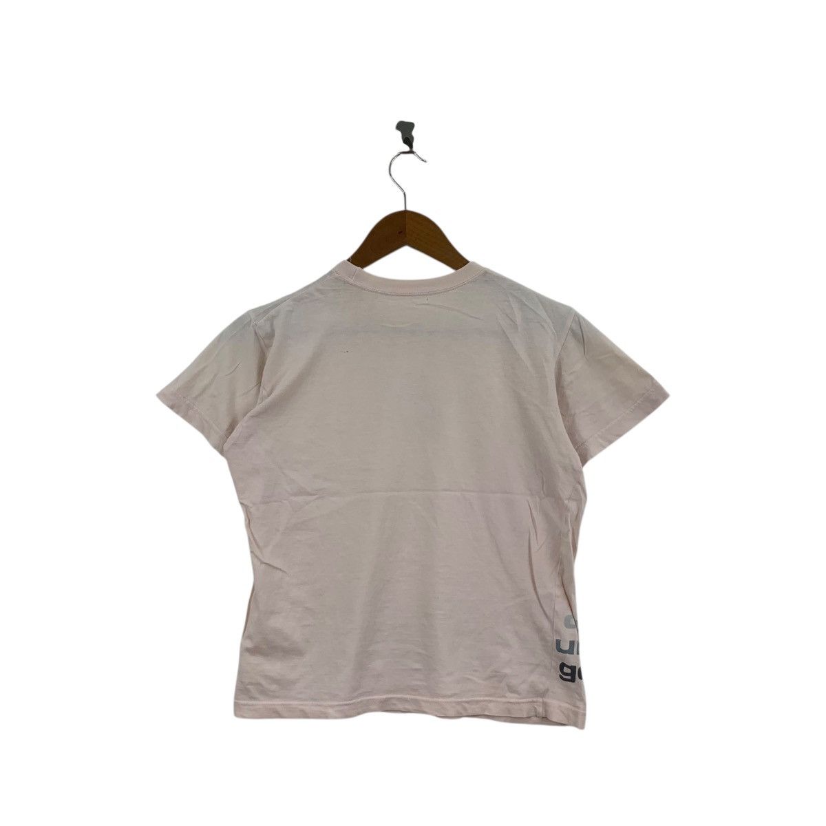 Courreges Vintage COURREGES PARIS Center Logo Pink Tee Shirt Top Size S / US 4 / IT 40 - 5 Thumbnail