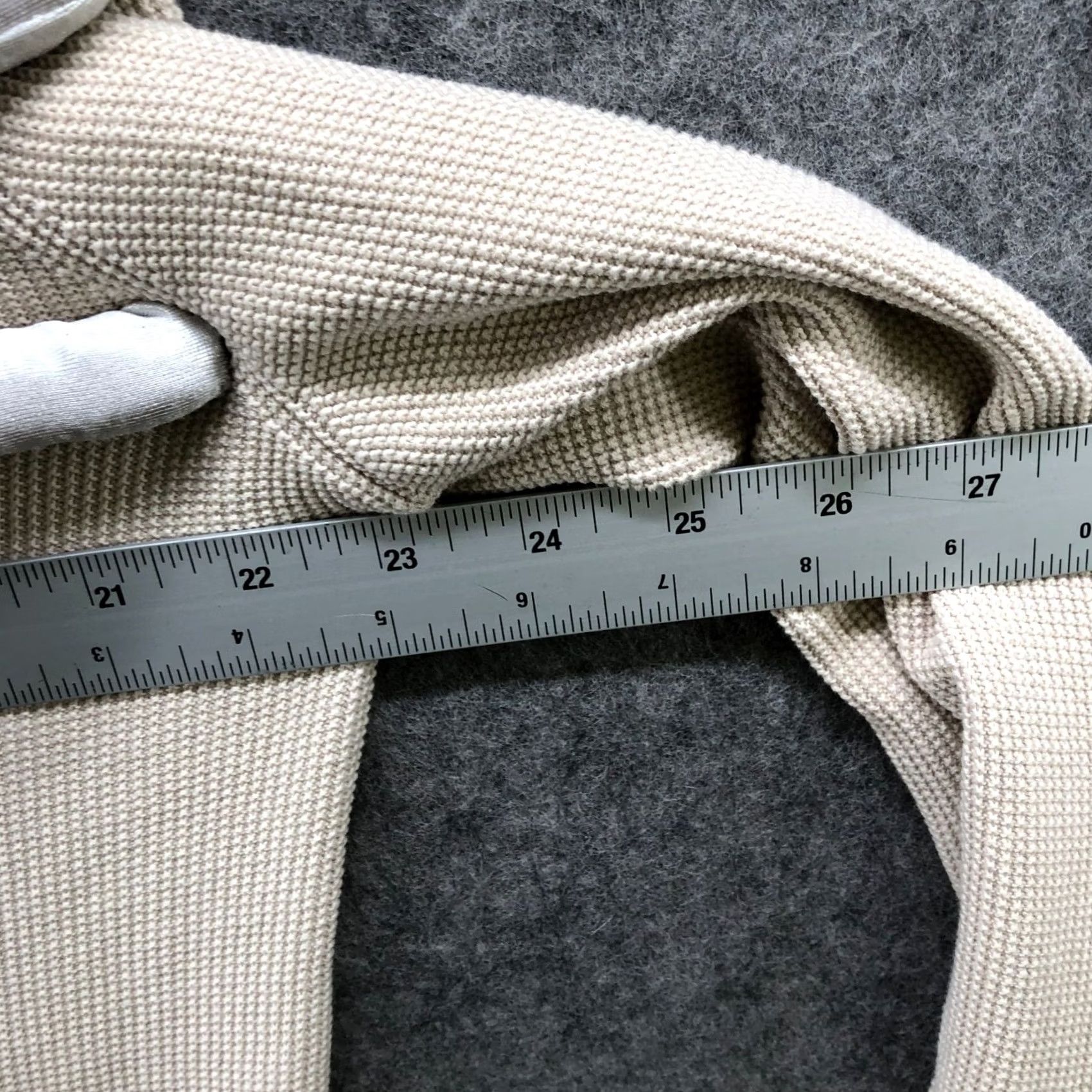 Zara Zara Crewneck Sweater Mens M Pullover Textured Relaxed Beige Size US M / EU 48-50 / 2 - 6 Thumbnail
