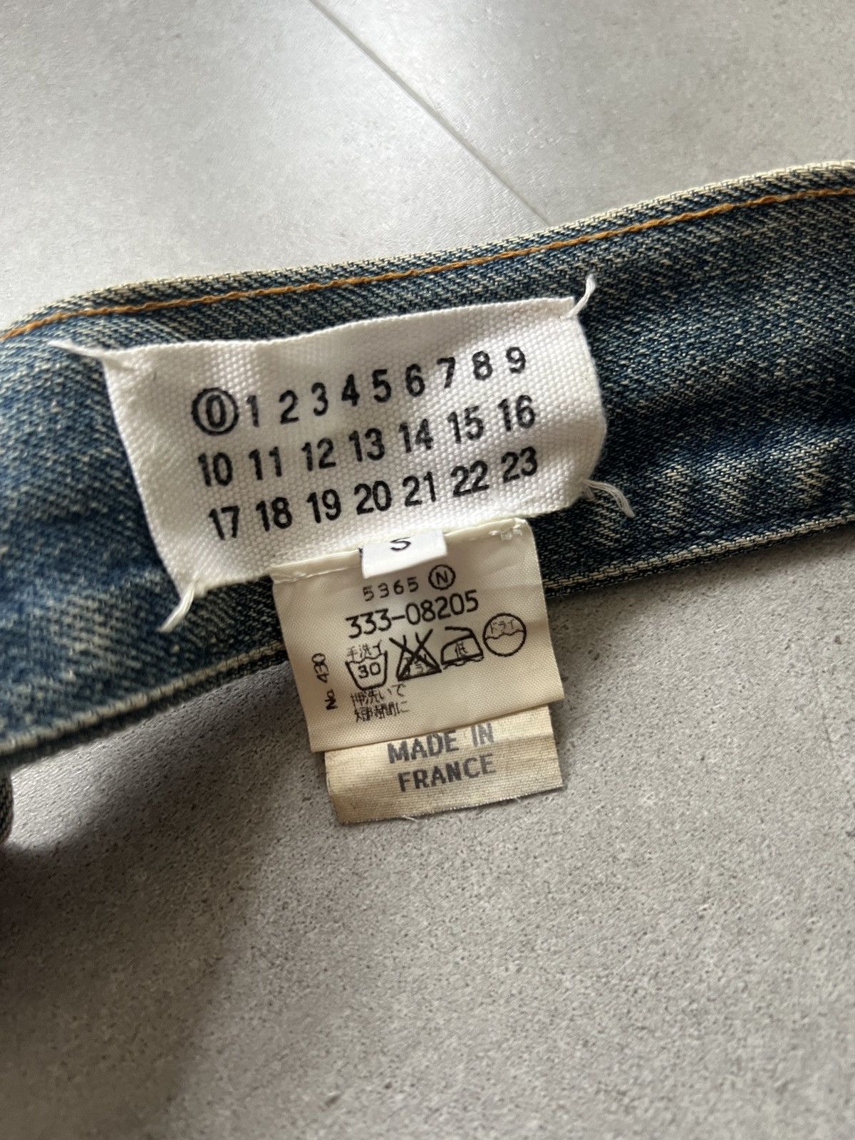 Maison Margiela AW99 Maison Martin Margiela Backstitch Artisanal Denim Belt Size ONE SIZE - 4 Thumbnail