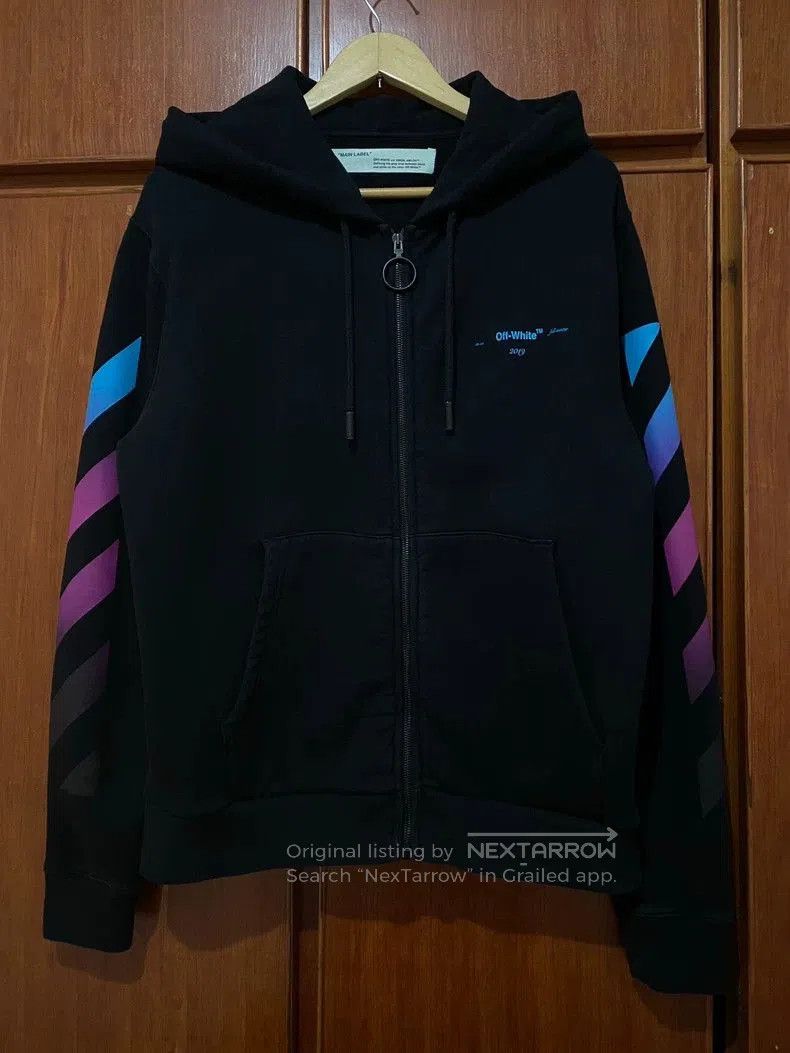 Vetements offwhite rainbow gradient zip hoodie. Size US L / EU 52-54 / 3 - 2 Thumbnail