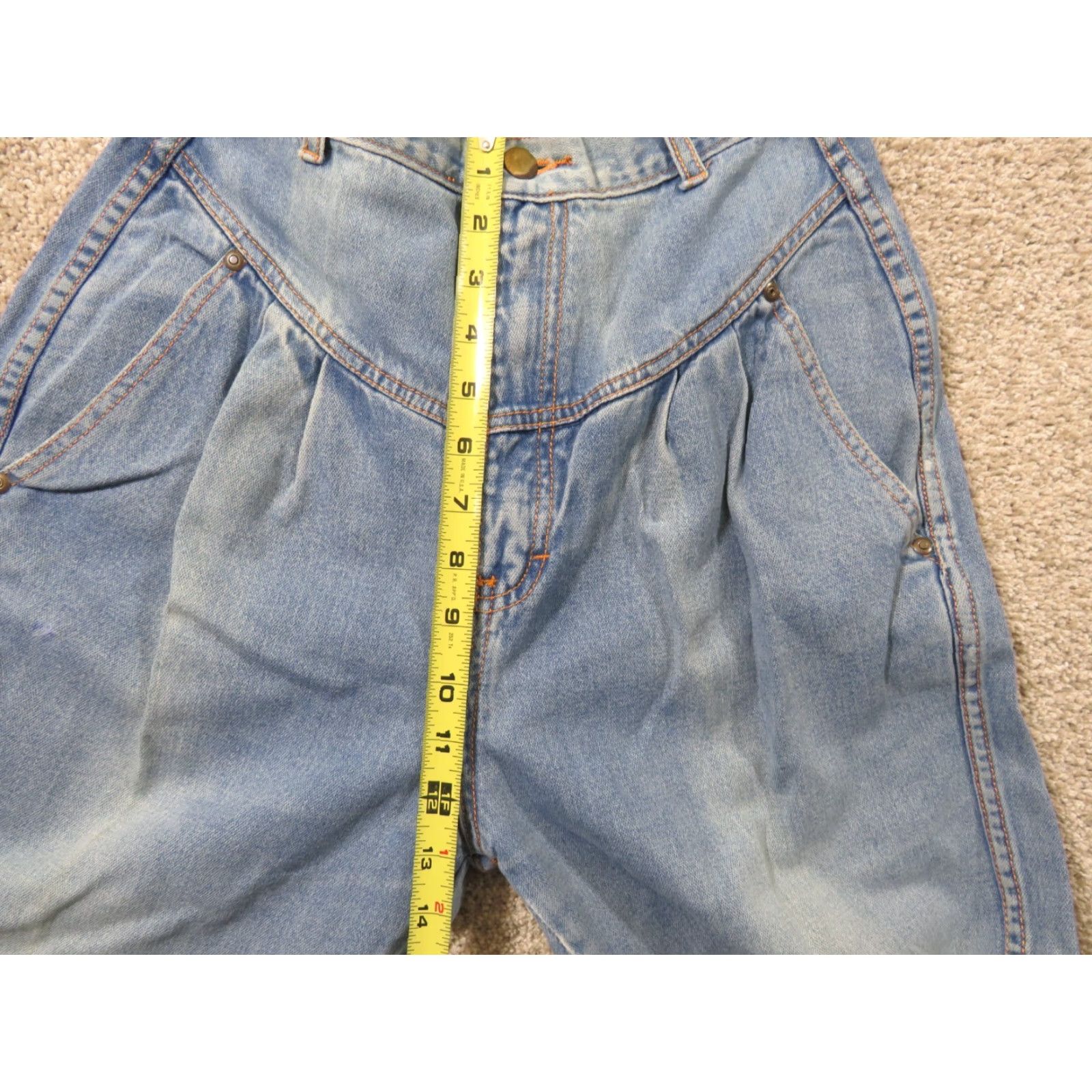 J Brand VINTAGE AJ Brandon Jeans Women 10 27x30 High-Rise Mom Denim Western 80s 90s Retro Cowgirl Western Casual Size 32" / US 10 / IT 46 - 7 Thumbnail