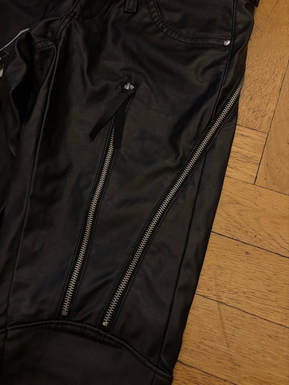 Miss Sixty Miss sixty leather women pants NEW Y2K style Size 30" / US 8 / IT 44 - 5 Thumbnail