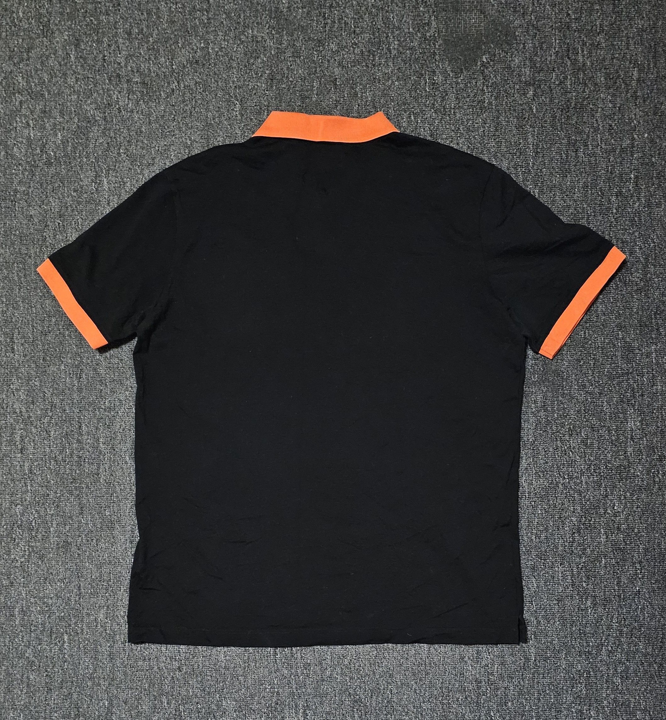Prada Prada Men's Black Orange Polo Shirt Size L Size US L / EU 52-54 / 3 - 4 Thumbnail
