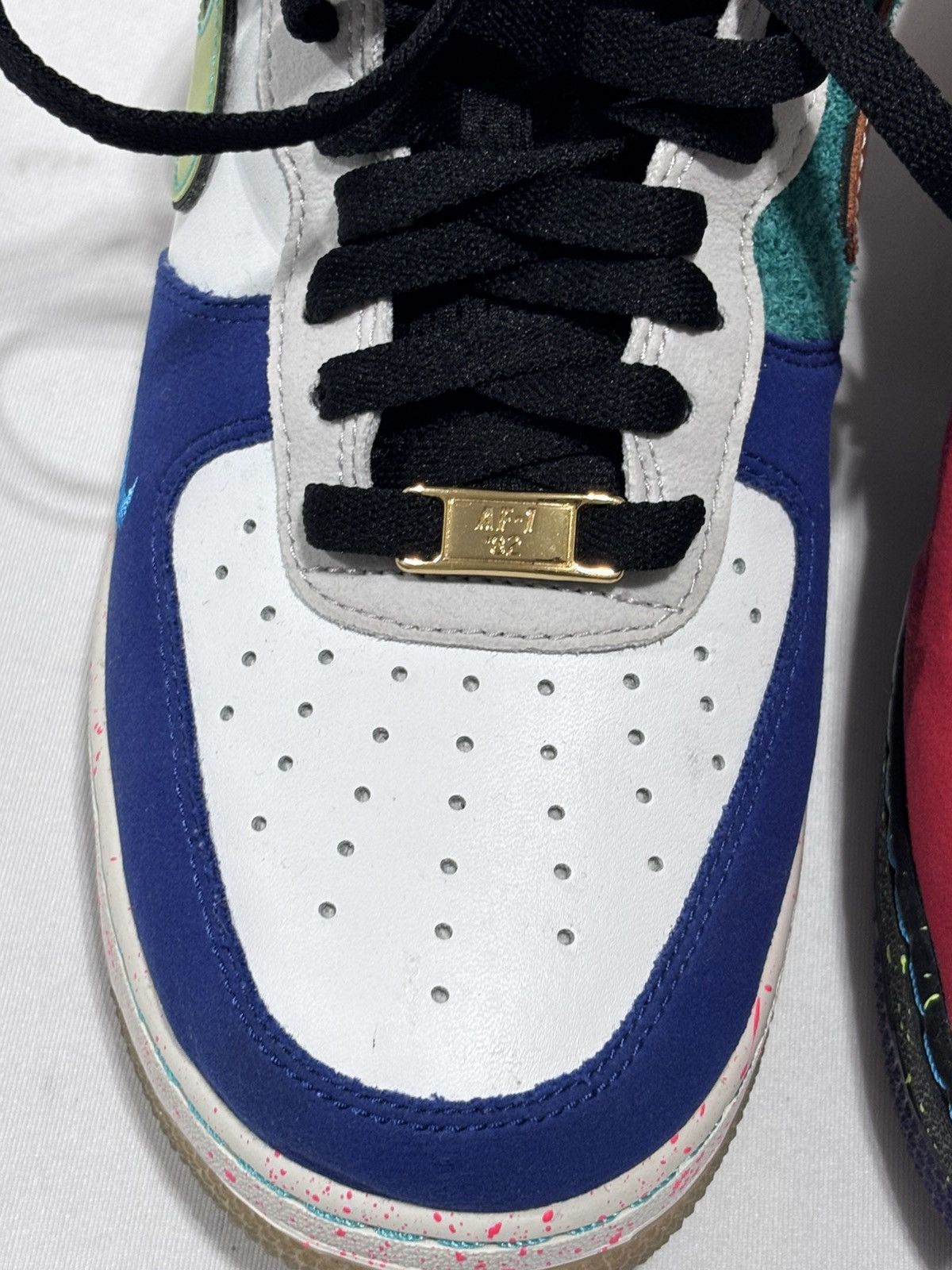 Nike Nike Airforce 1 07 LV8 “What the La” Sneaker Size US 8.5 / EU 41-42 - 4 Thumbnail
