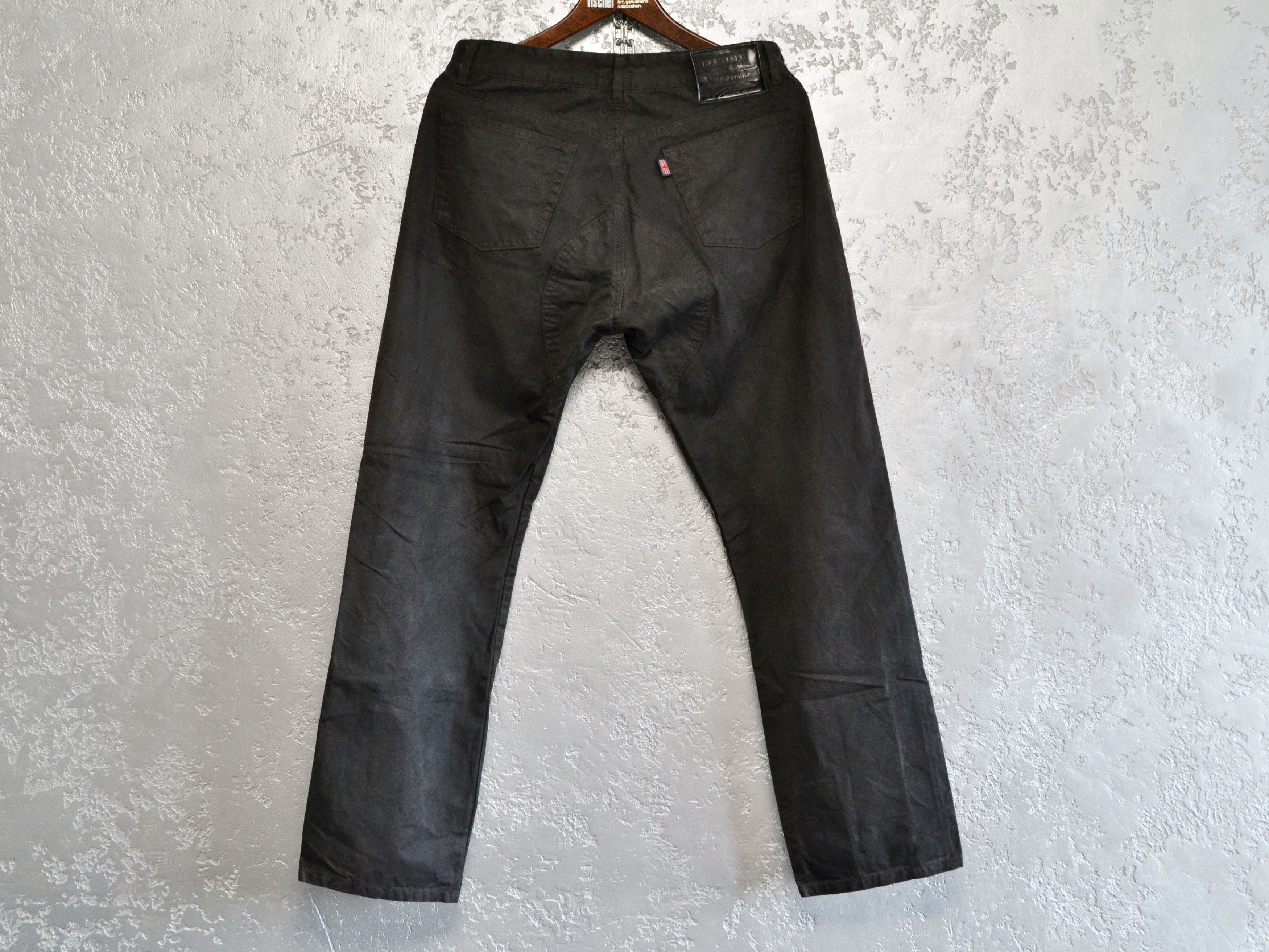 Belstaff BELSTAFF Black Prince Vintage Men’s Waxed Cotton Pants Size US 34 / EU 50 - 1 Thumbnail