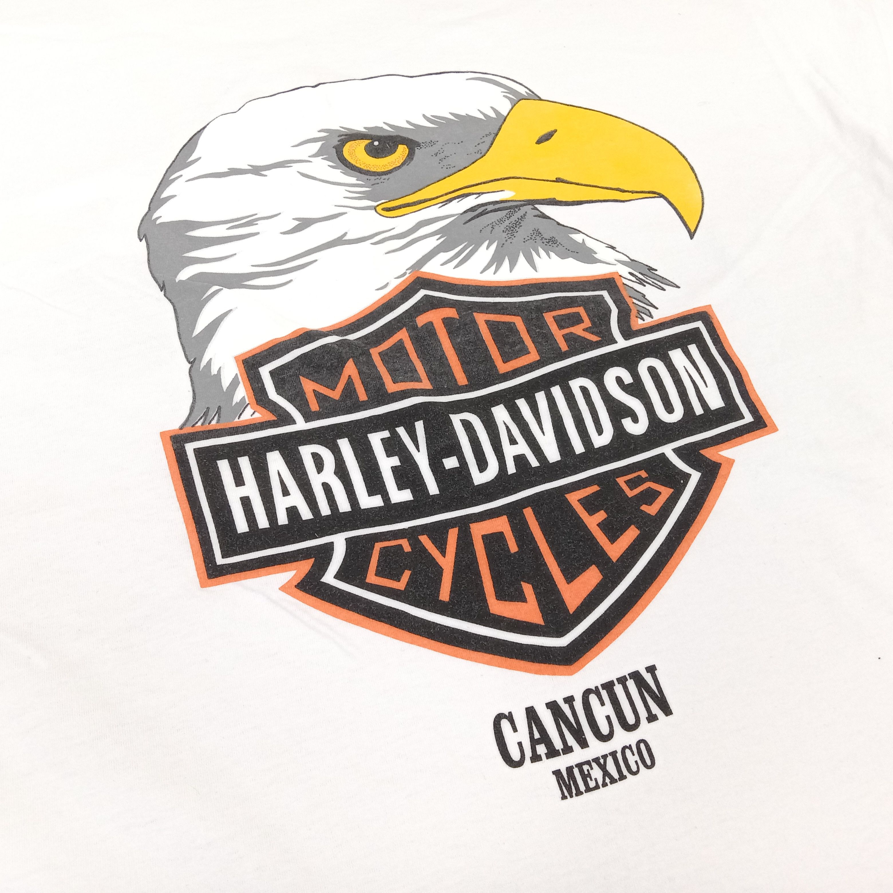 Harley Davidson Harley Davidson Motorcycle Brand Big Logo Vintage Tshirt Size US L / EU 52-54 / 3 - 2 Thumbnail