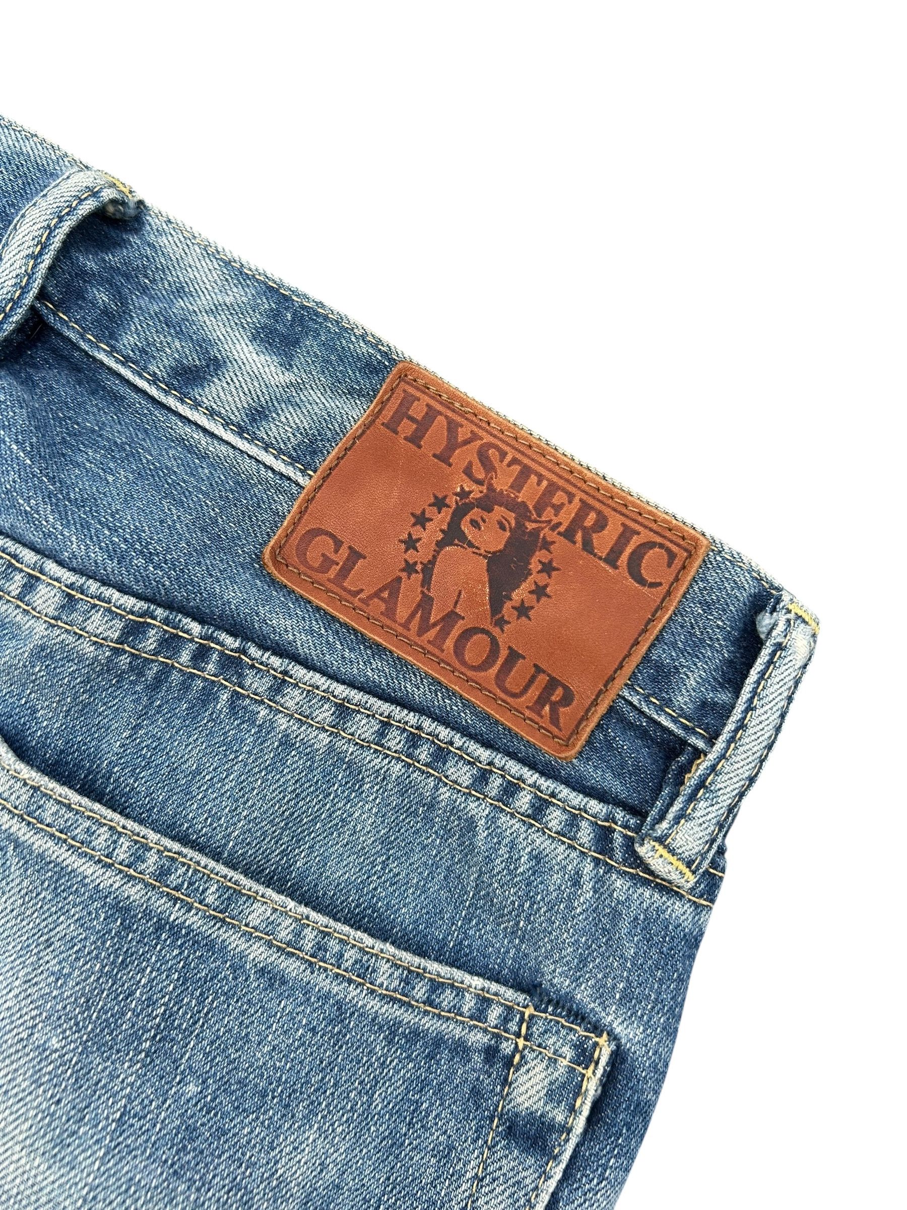 Hysteric Glamour × Japanese Brand × Vintage Hysteric Glamour Selvedge Punk Distressed Vtg Denim Jeans Size US 30 / EU 46 - 2 Thumbnail
