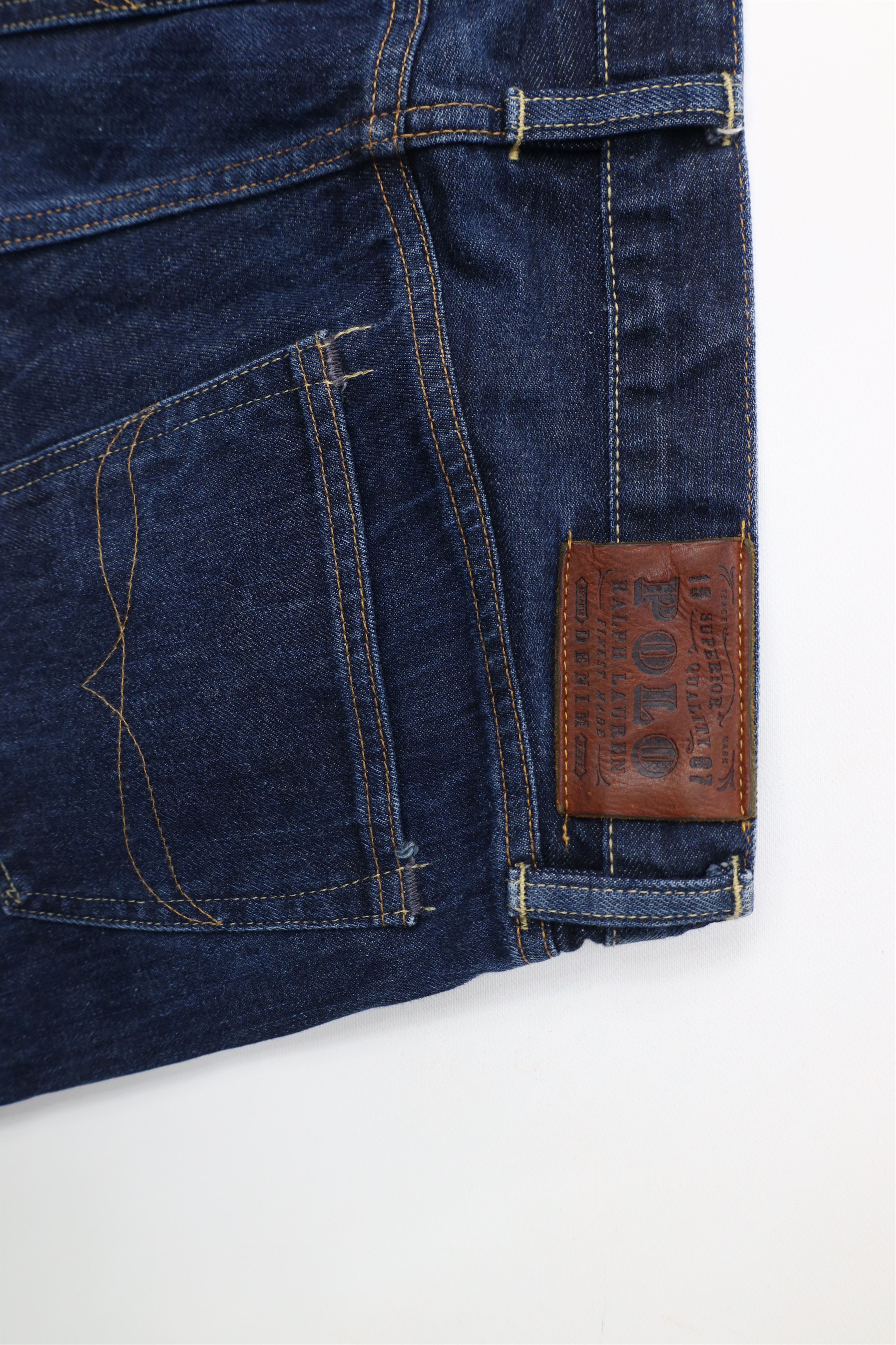 Ralph Lauren Vintage Ralph Lauren 018 Slim Straight Leg Denim Jeans Blue Size US 34 / EU 50 - 15 Thumbnail