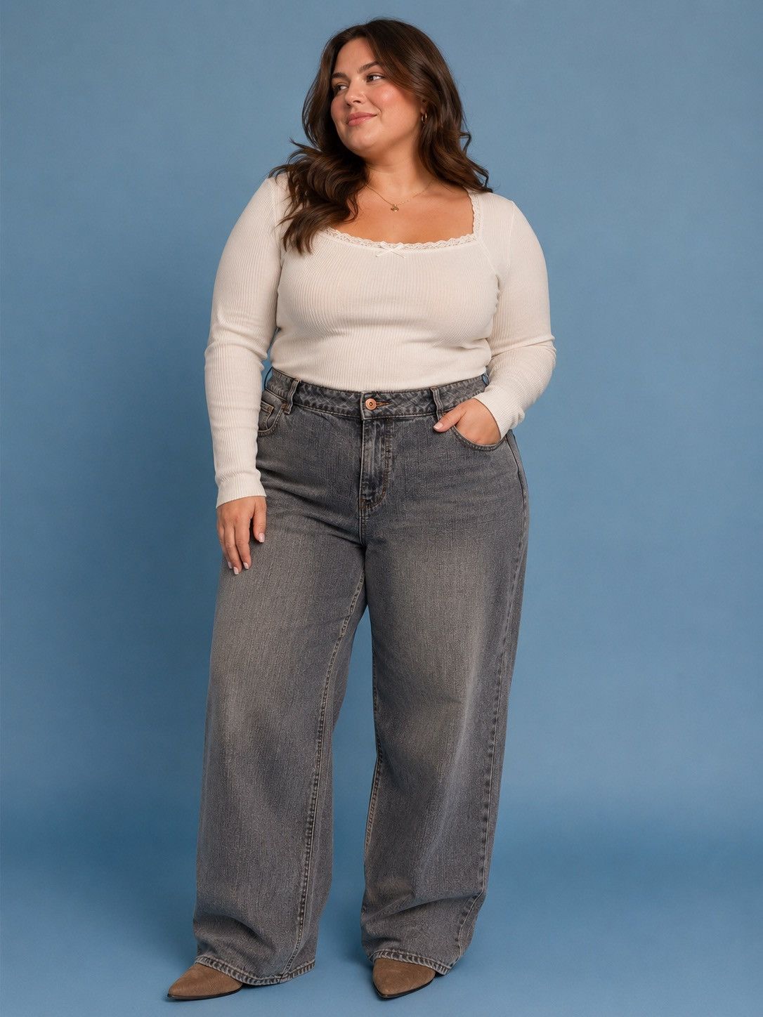 Apt. 9 ApT 9 Distressed size 16 jeans Size 38" / US 16 / IT 52 - 1 Thumbnail