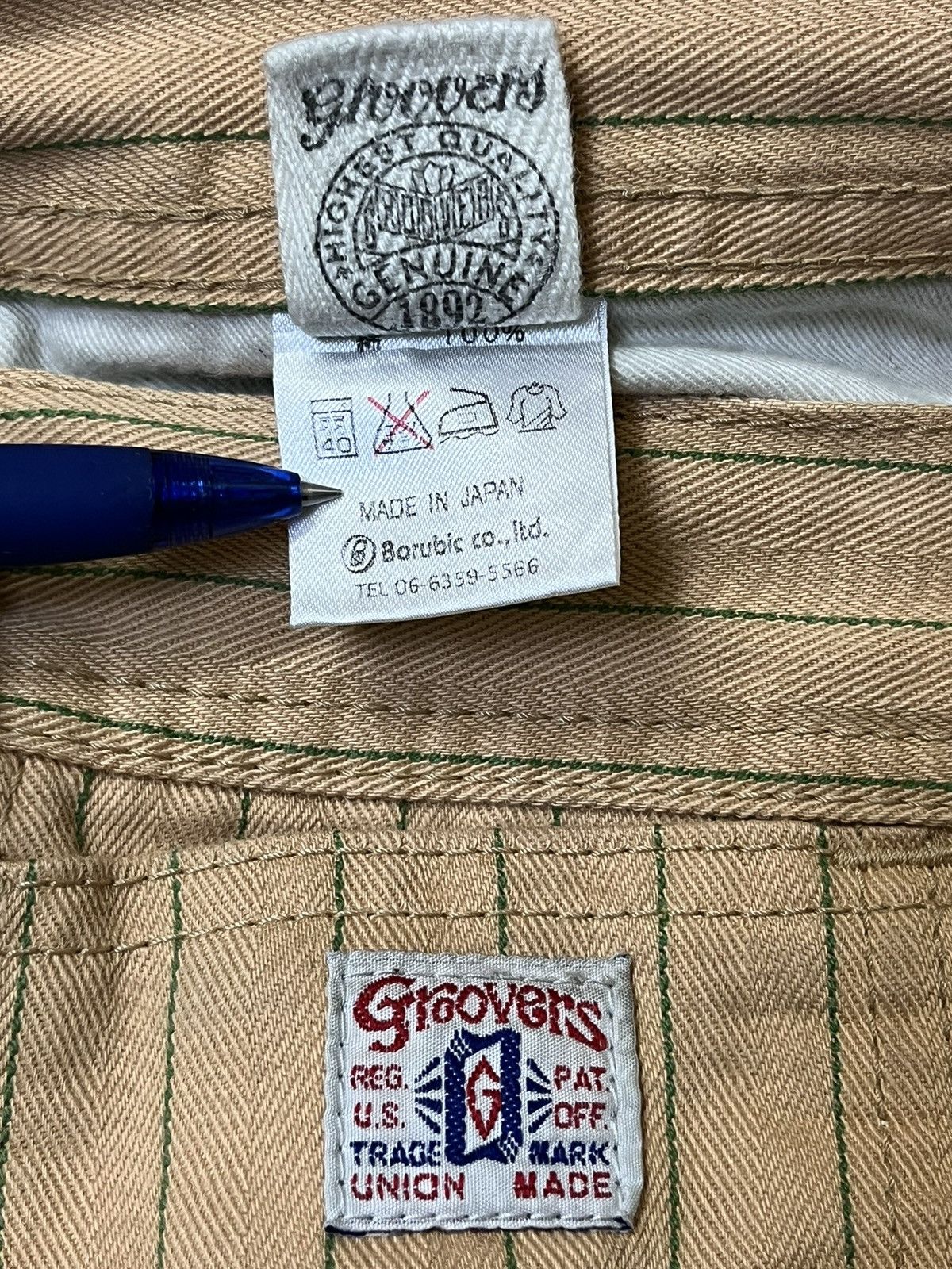 Toyo Enterprises VINTAGE GROOVERS UNION MADE JAPANESE CARPENTER PANT Size US 30 / EU 46 - 18 Thumbnail