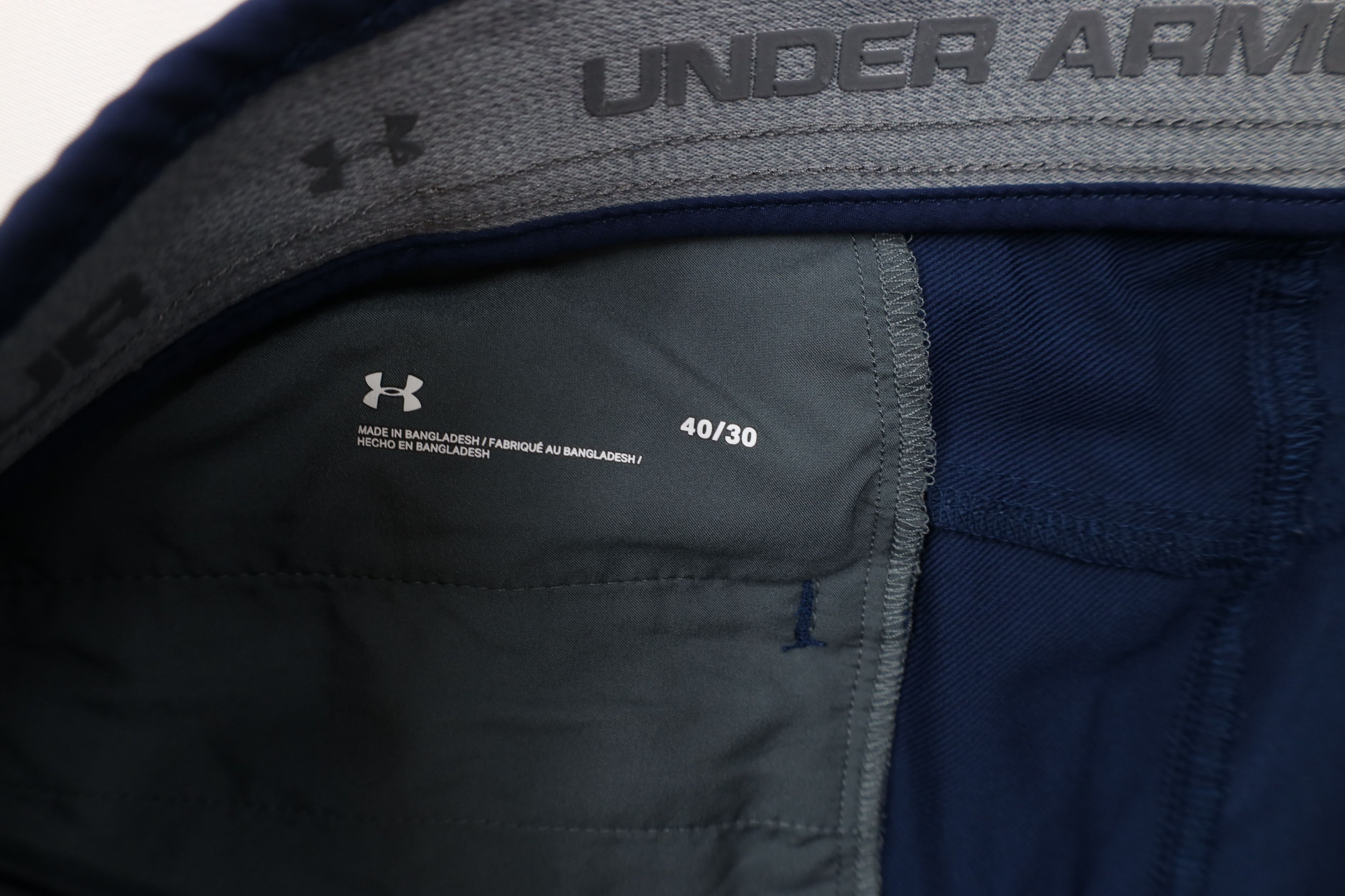 Under Armour × Vintage Under Armour Stretch Tech Golfing Golf Chino Pants Blue Size US 40 / EU 56 - 8 Thumbnail