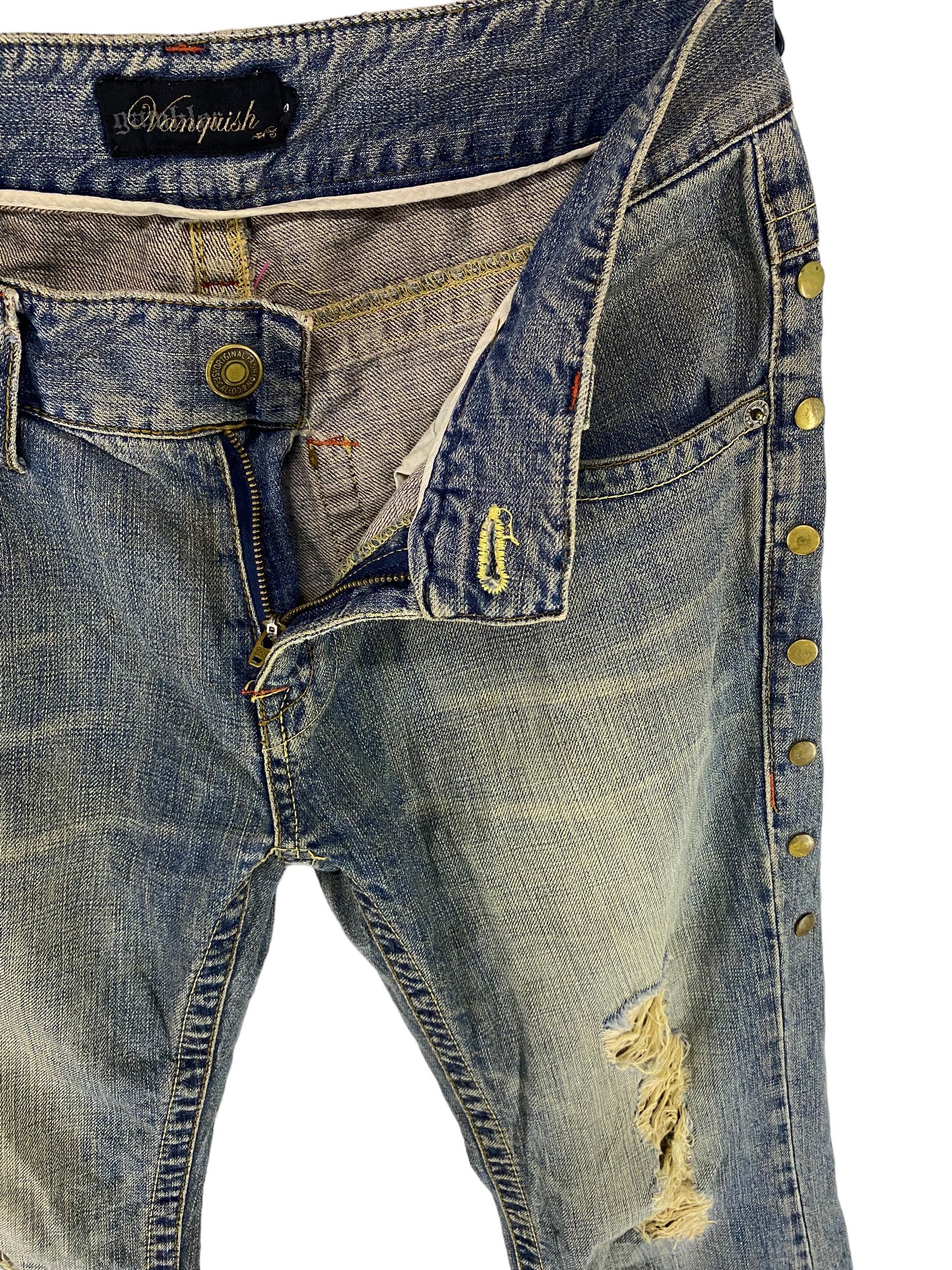 Japanese Brand × Vanquish Vanquish distressed low rise flare jeans Size US 34 / EU 50 - 10 Thumbnail