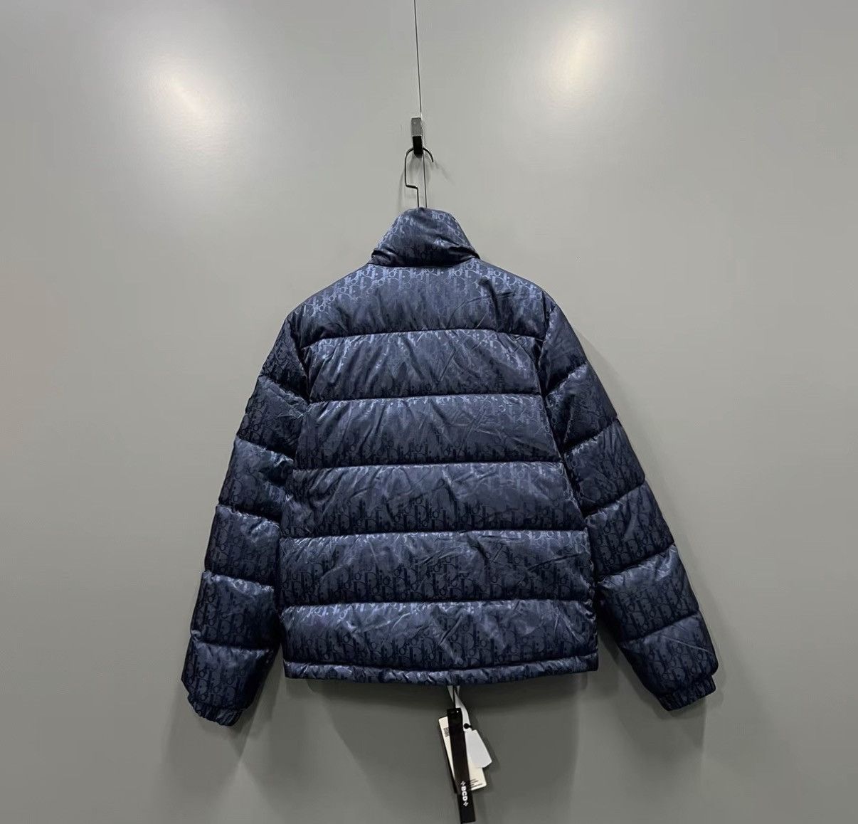Dior Dior Navy Blue All-over Monogram Down Jacket J41 Size US S / EU 44-46 / 1 - 2 Thumbnail