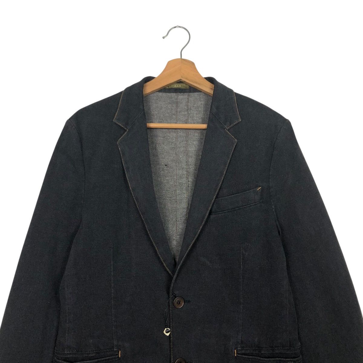 Yohji Yamamoto 🔥VINTAGE DENIM CHORE WORKER JACKET AAR YOHJI YAMAMOTO Size US M / EU 48-50 / 2 - 5 Thumbnail