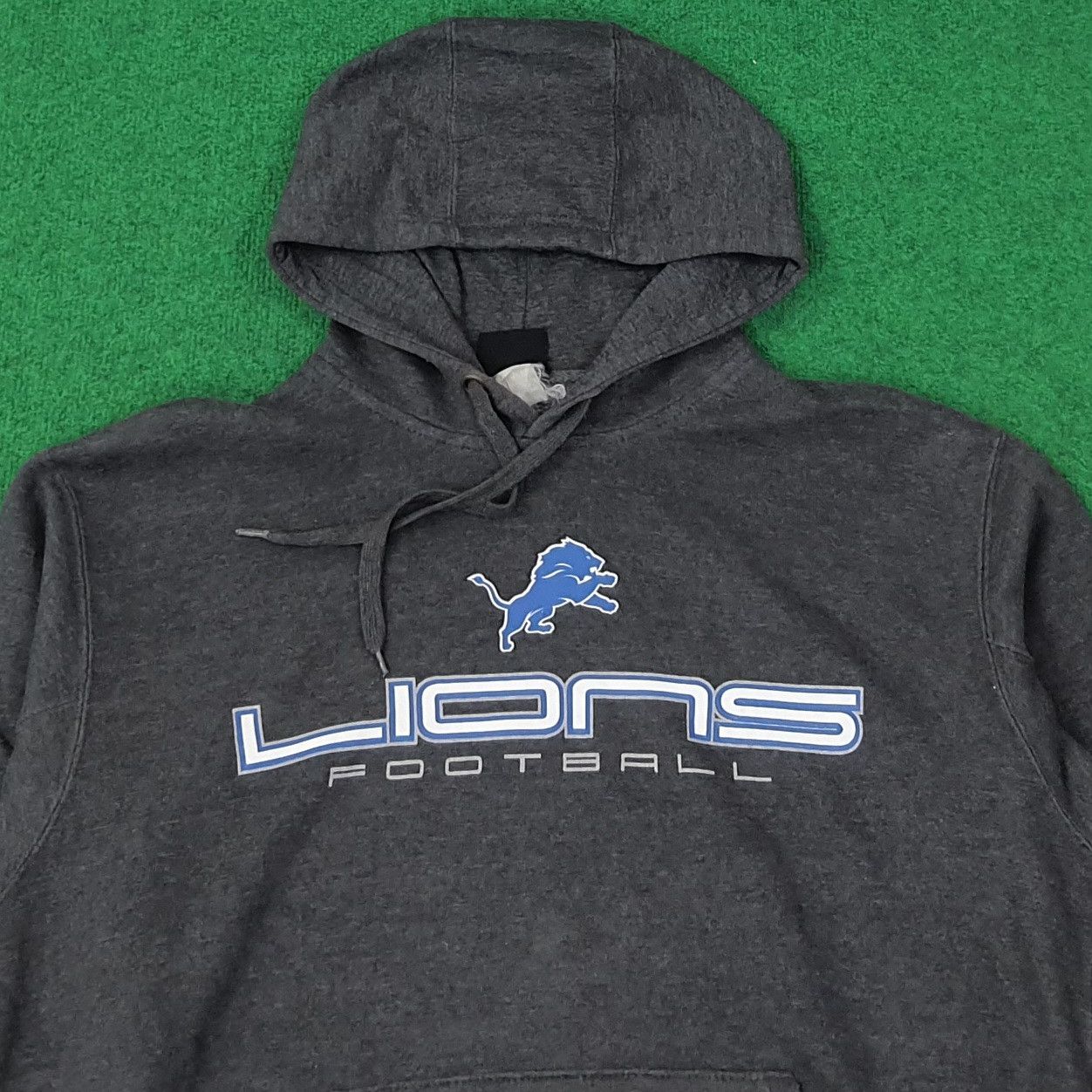 NFL Vintage NFL Lions Football Hoodie C266N24 Size US XL / EU 56 / 4 - 2 Thumbnail