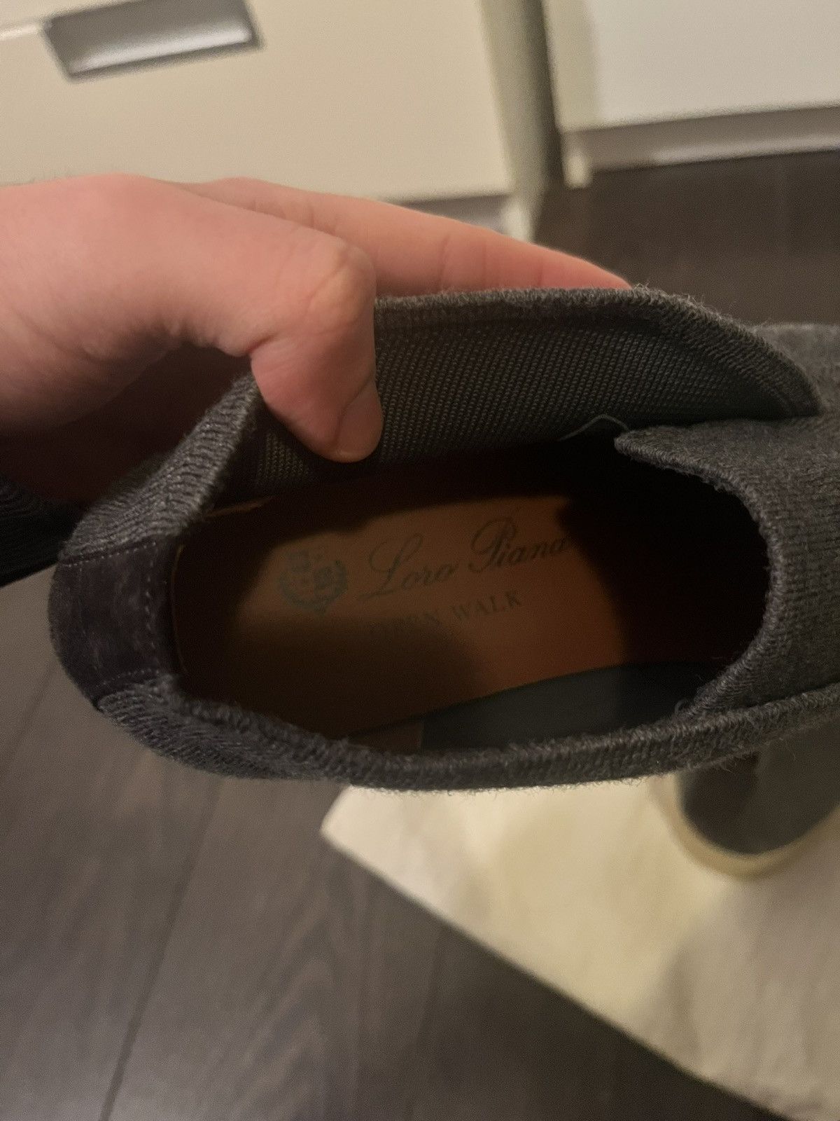 Loro Piana Loro Piana Grey Knit Open Walks size uk 6.5 Size US 6.5 / EU 39-40 - 7 Thumbnail