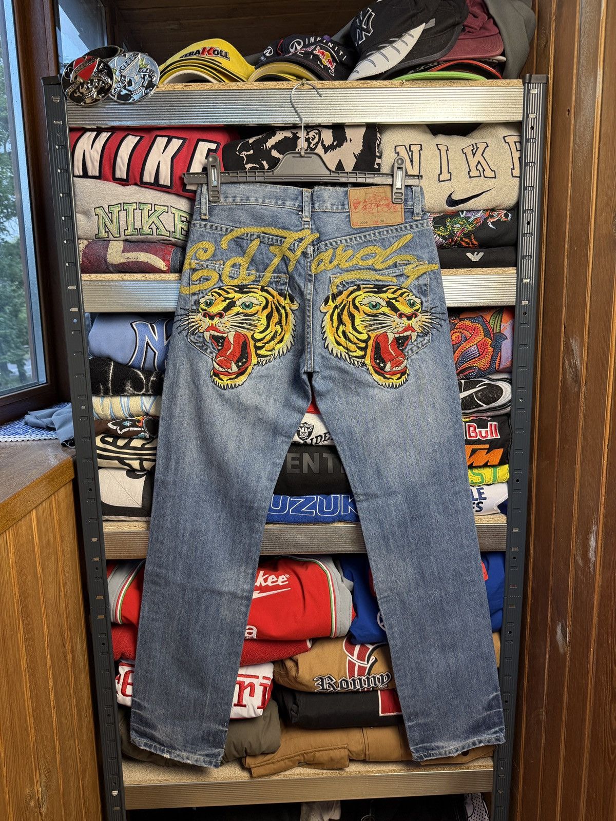 Ed Hardy 07’ Ed Hardy “Tiger” jeans Size US 30 / EU 46 - 1 Thumbnail