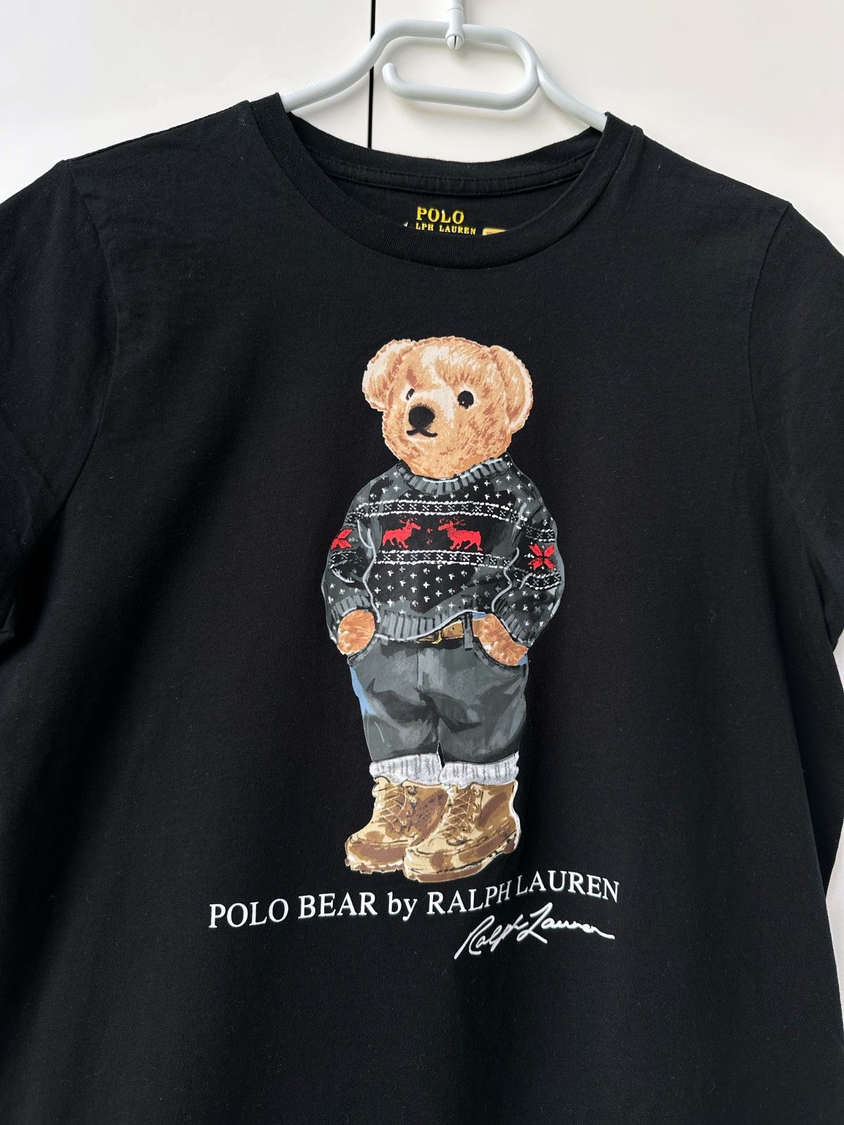 Polo Ralph Lauren Polo Ralph Lauren Bear Black Tee Size M / US 6-8 / IT 42-44 - 2 Thumbnail