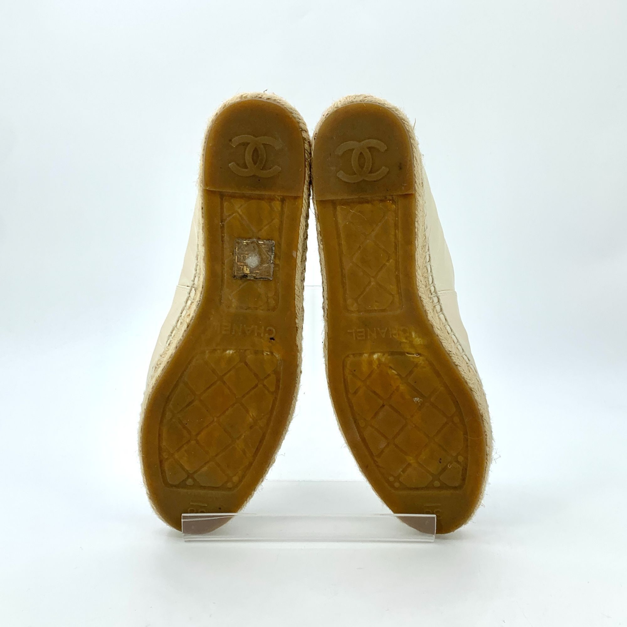 Chanel Chanel Color-Block Round Toe Woven Sole Slip-On Fisherman Sh Size US 8 / IT 38 - 6 Thumbnail