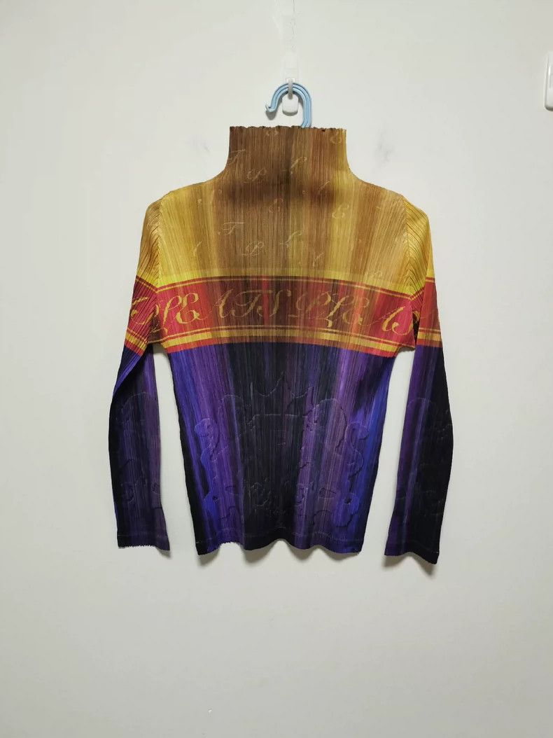 Issey Miyake Issey Miyake size:3 Yellow-purple Meilun Minghong long-sle Size S / US 4 / IT 40 - 1 Thumbnail