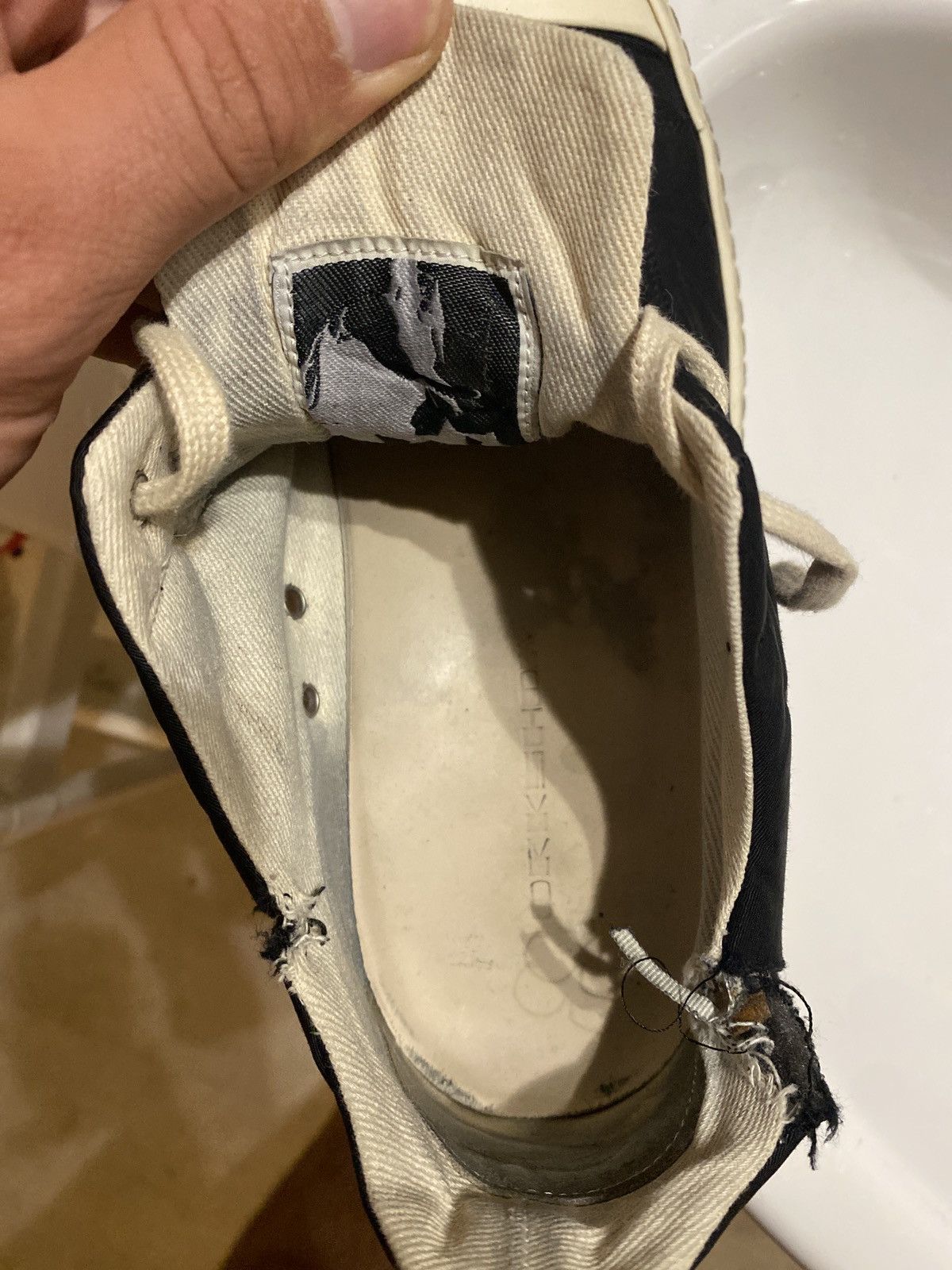 Rick Owens Drkshdw Rick Owens Drkshdw Down Ramones Size US 9 / EU 42 - 19 Thumbnail