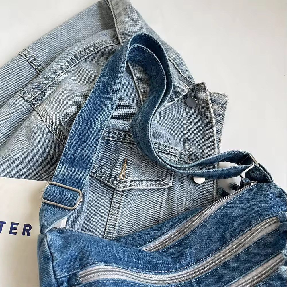 Vintage Vintage Denim Shoulder Bag Size ONE SIZE - 7 Thumbnail