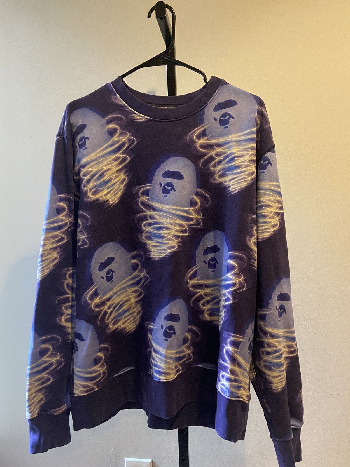 Bape Bape Storm Crewneck Size US XXL / EU 58 / 5 - 1 Thumbnail