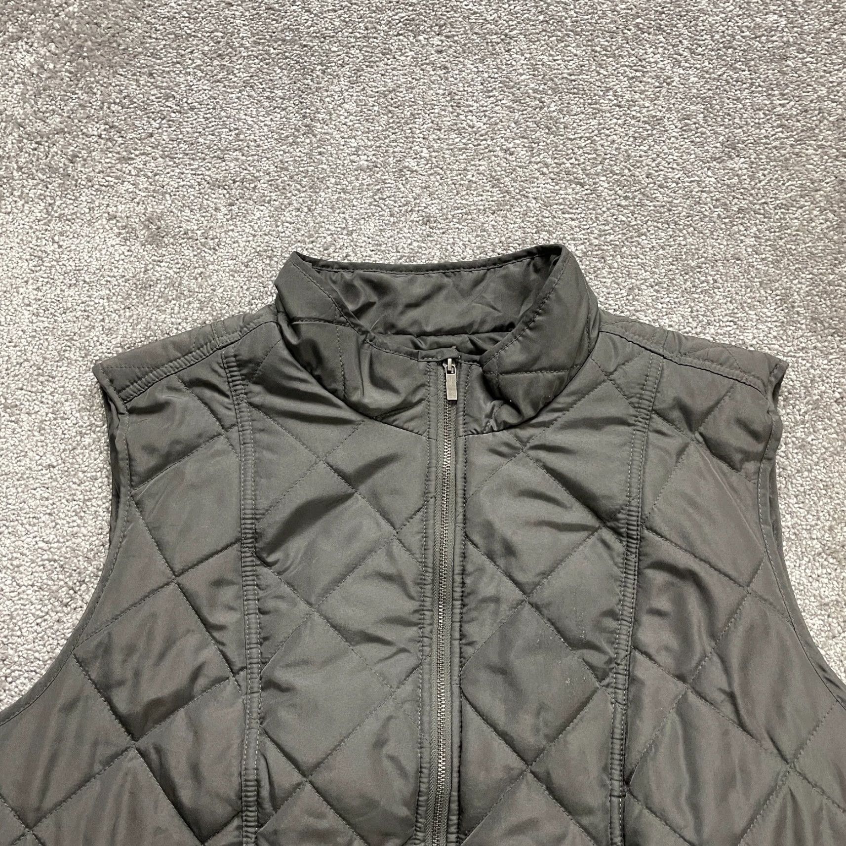 Gloria Vanderbilt Gloria Vanderbilt Puffer Vest Black Sleeveless Full Zip High Neck XL Womens Size XL / US 12-14 / IT 48-50 - 3 Thumbnail