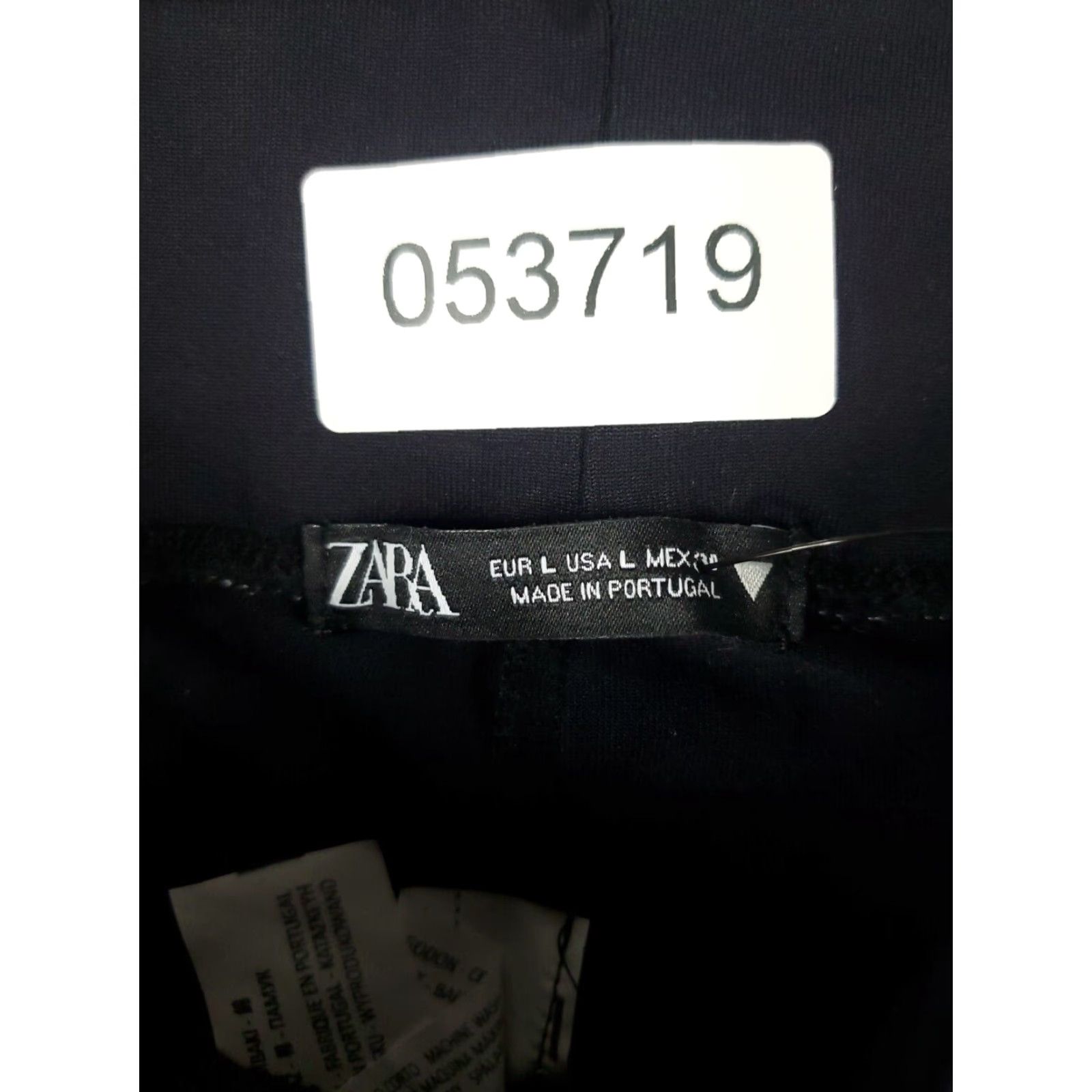 Zara Zara Pants Womens Size Large Black Floral Accents Yoga Stretch Leggings Ladies Size 36" / US 14 / IT 50 - 7 Thumbnail