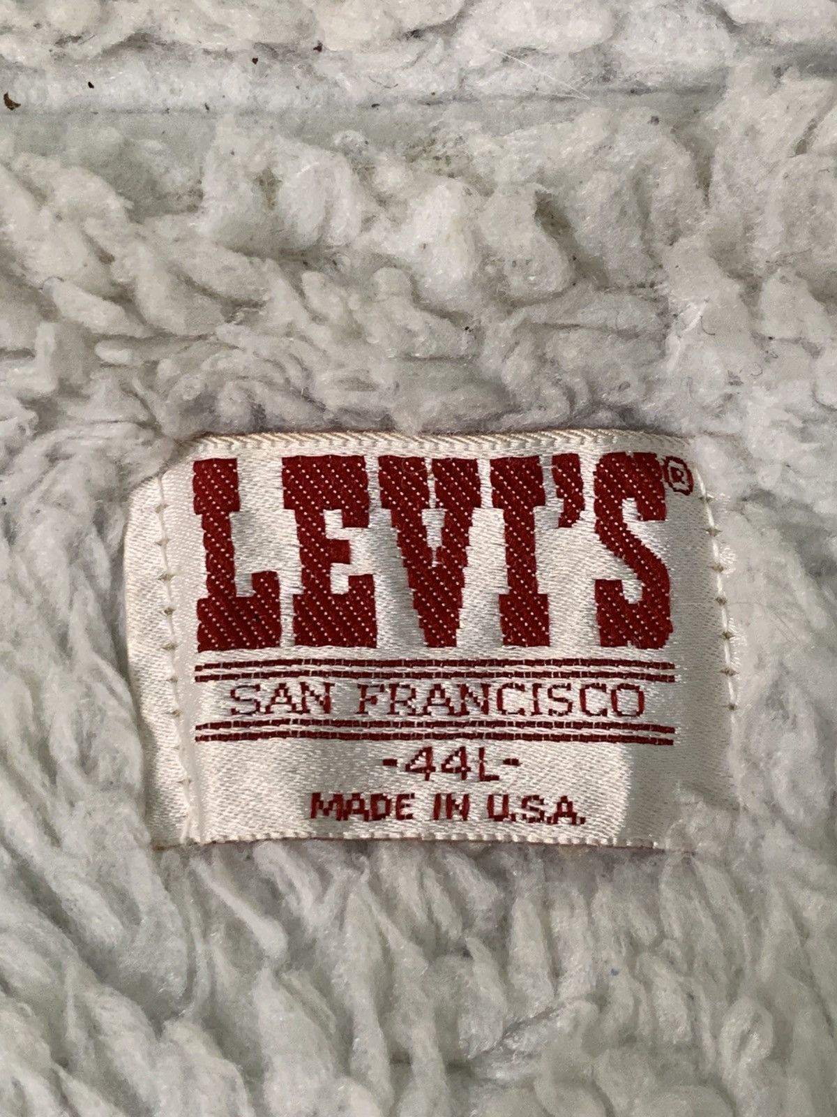 Levi's Vintage Clothing Rare Design Vintage Levi’s Sherpa Jackets Size US L / EU 52-54 / 3 - 4 Thumbnail