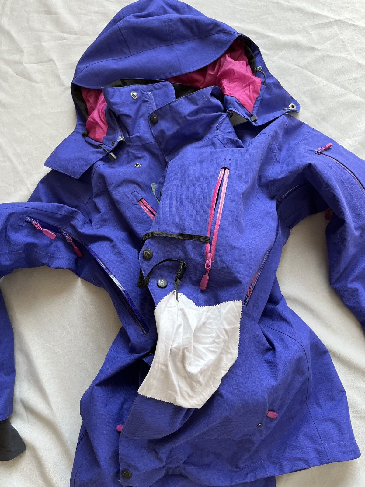 Norrona Norrona Roldal Gore-Tex Ski Outdoor Jacket Purple Size L / US 10 / IT 46 - 18 Thumbnail