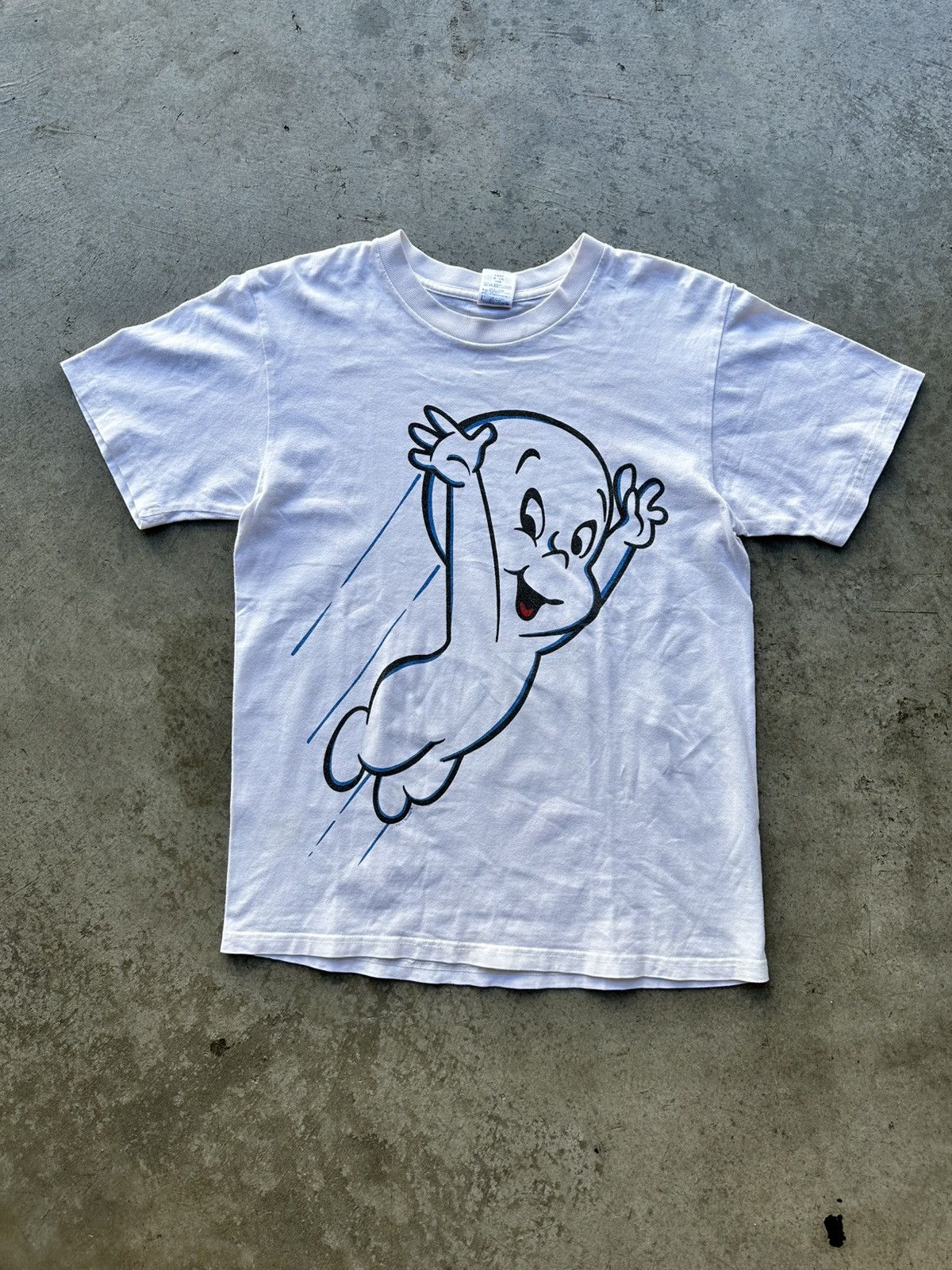 Vintage 2000s Casper The Ghost Tee Size US S / EU 44-46 / 1 - 1 Thumbnail