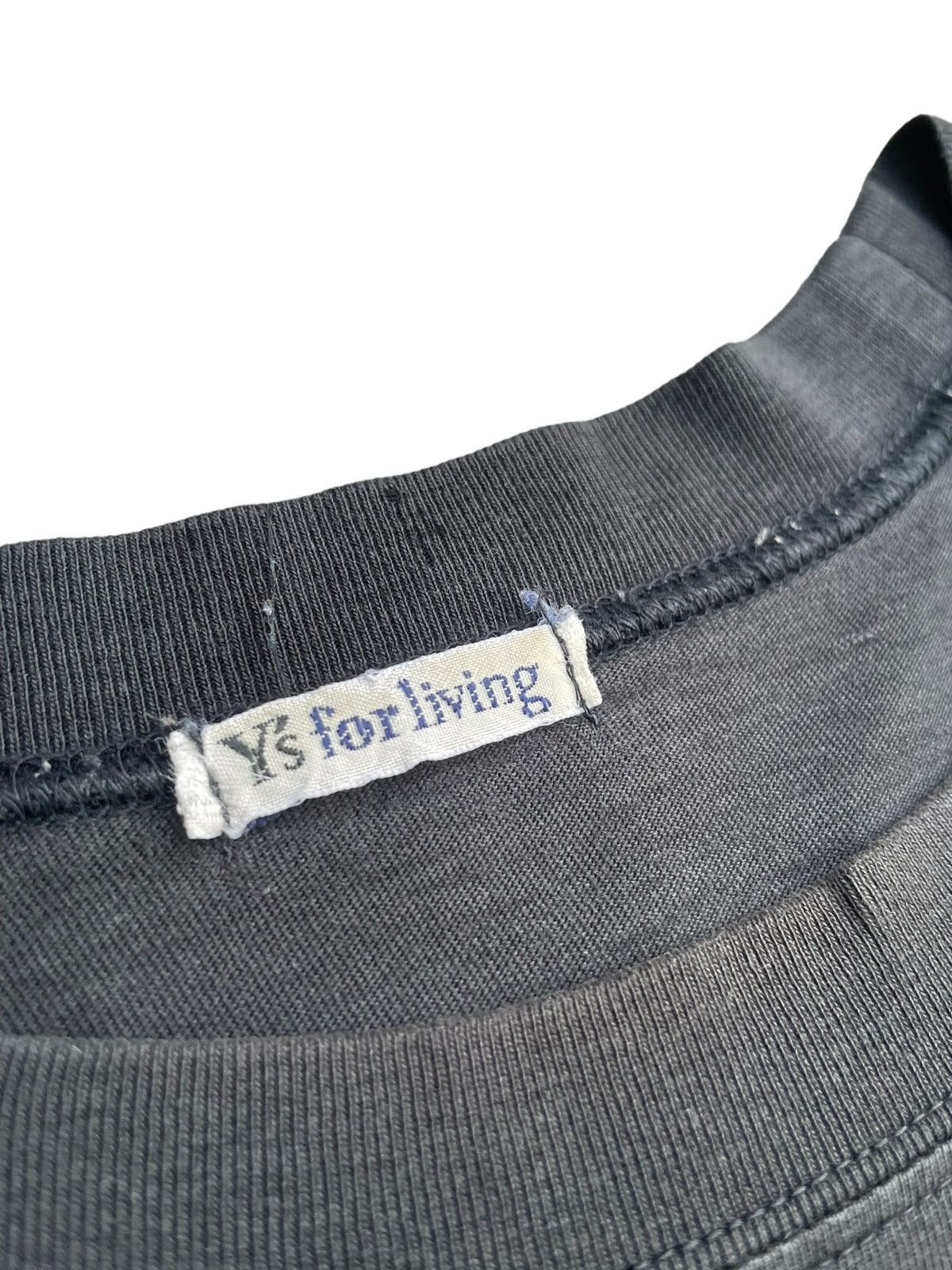Designer Vintage Y’S For Living Faded Tshirt Size US M / EU 48-50 / 2 - 6 Thumbnail