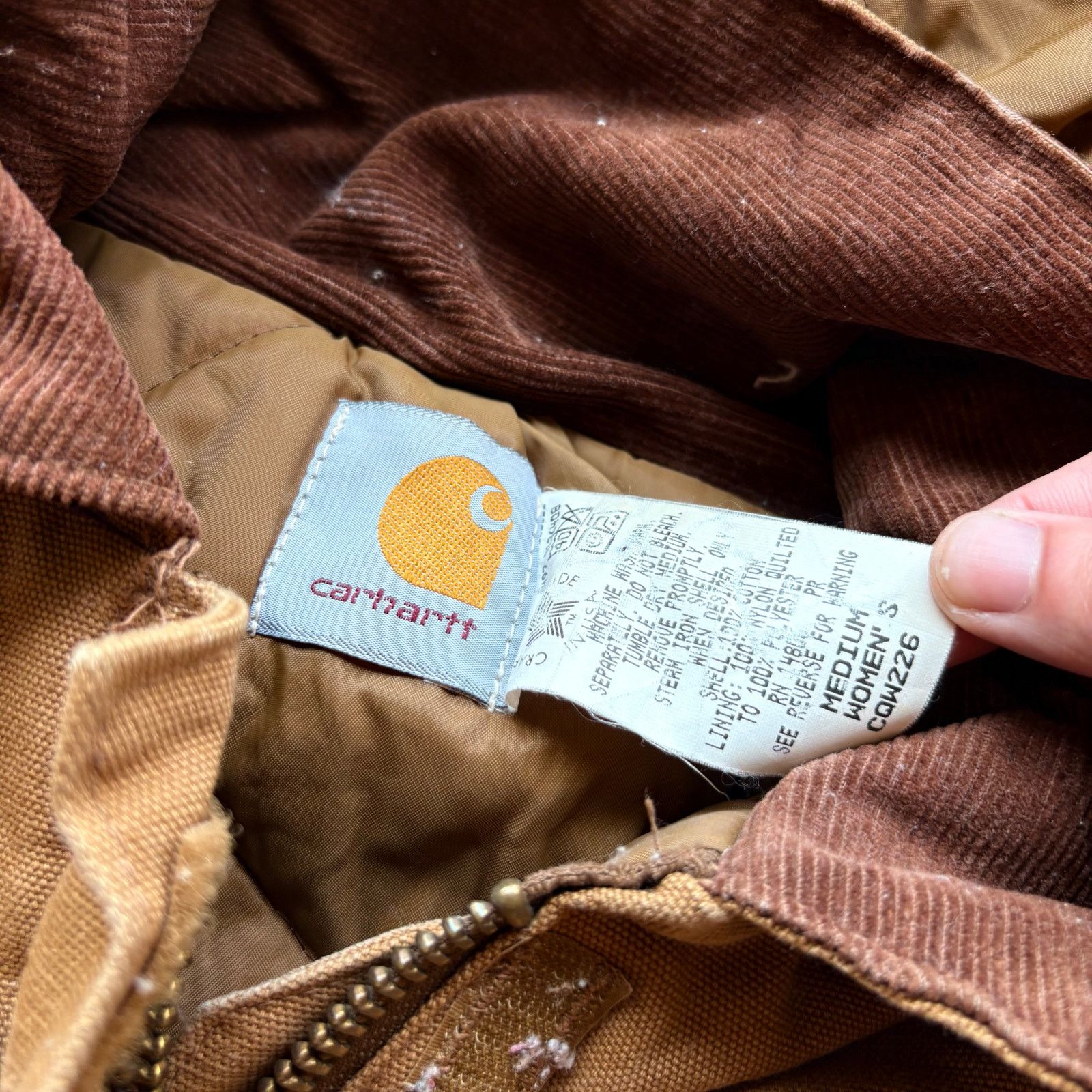 Carhartt Vintage Carhartt Chore Work Jacket With Hood Size US M / EU 48-50 / 2 - 4 Thumbnail
