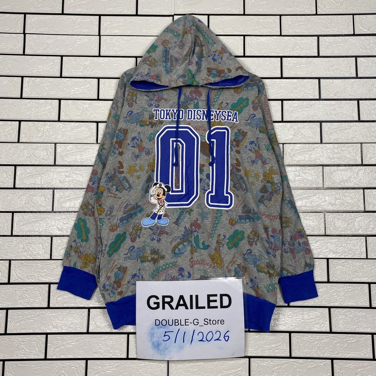 📌 Camouflage Hoodie Pull Over Disney Mickey Mouse