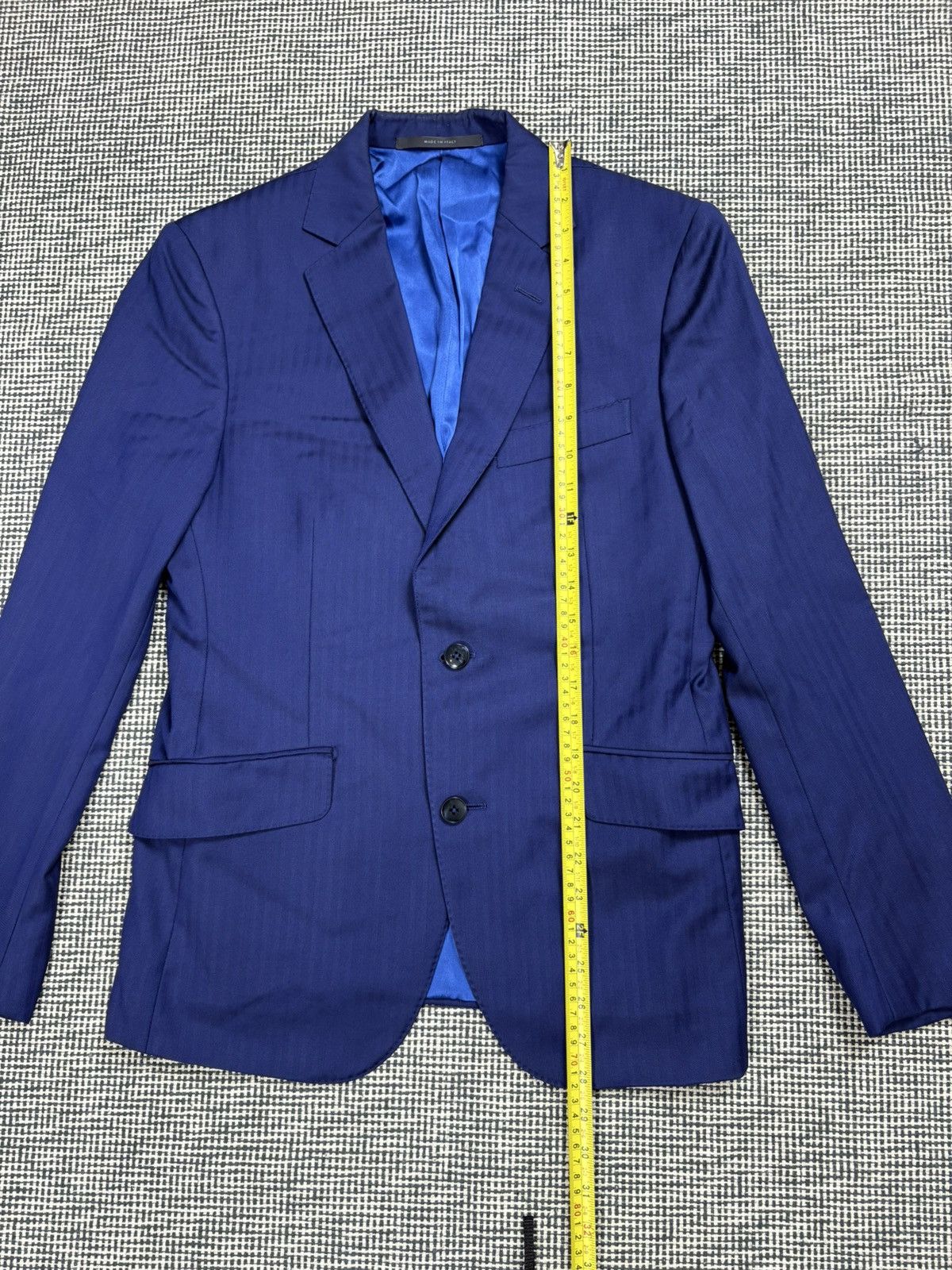 Pal Zileri Pal Zileri 46Rit striped blue two buttons suit blazer jacket Size 36R - 8 Thumbnail