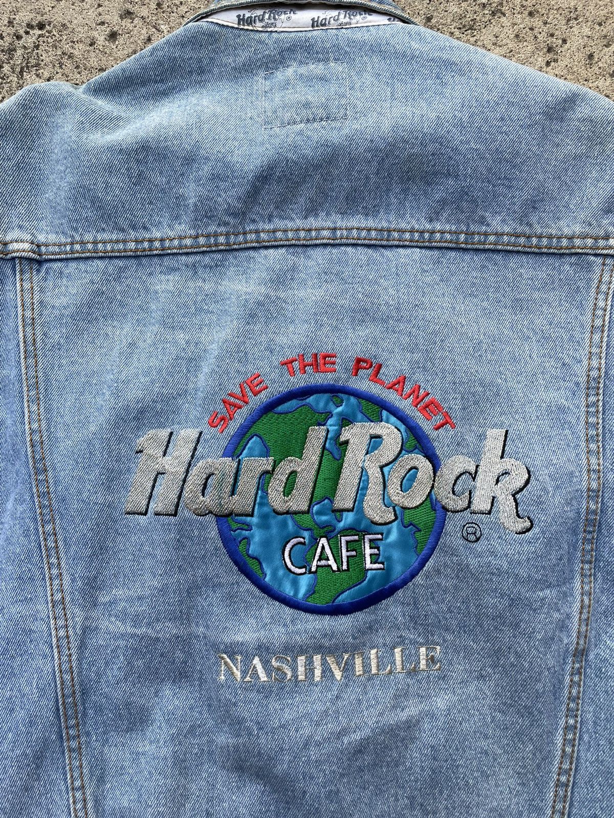 Hard Rock Cafe Hard Rock Cafe denim jacket Nashville Size US L / EU 52-54 / 3 - 7 Thumbnail