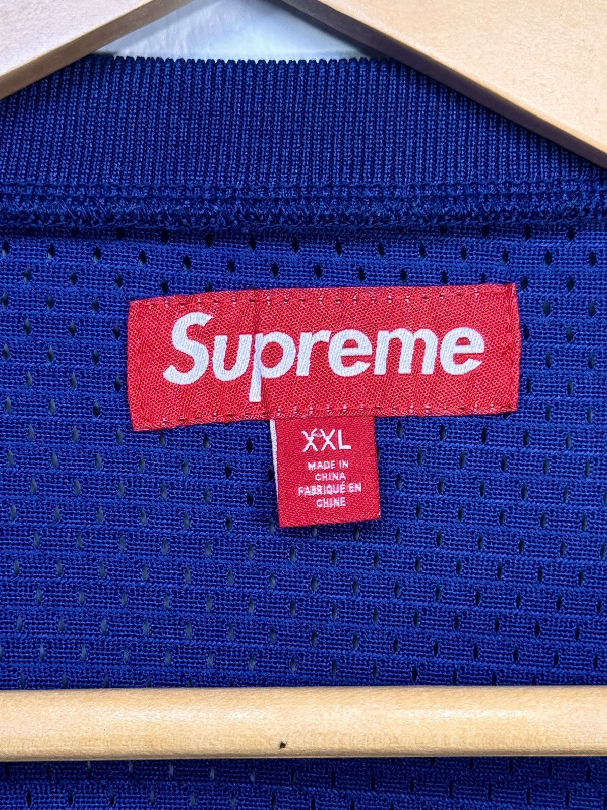 Supreme Supreme Spider Web Football Jersey “Navy” Size US XXL / EU 58 / 5 - 5 Thumbnail