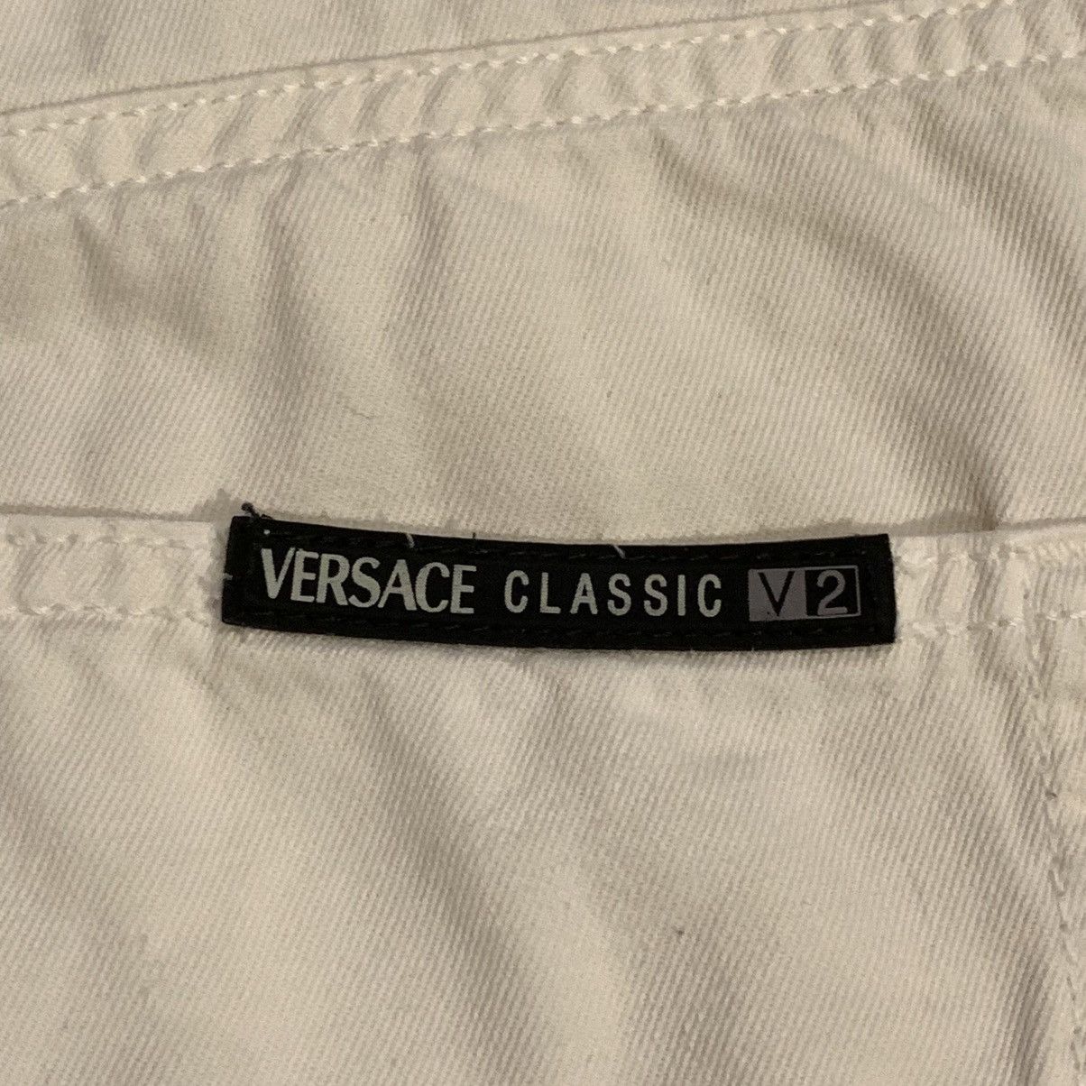 Versace VINTAGE Y2K VERSACE CLASSIC V2 JEANS Size US 31 - 10 Thumbnail