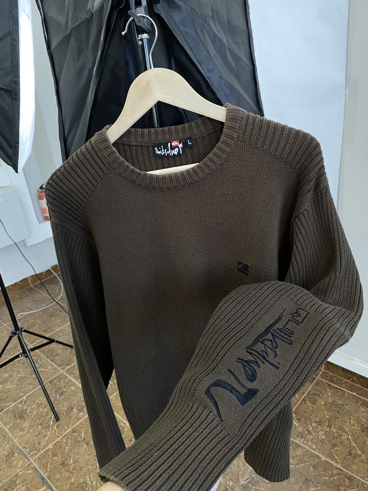 Quiksilver Vintage 90s Quiksilver Y2K Japan Knit Sweater Hype Rare Size US L / EU 52-54 / 3 - 1 Thumbnail