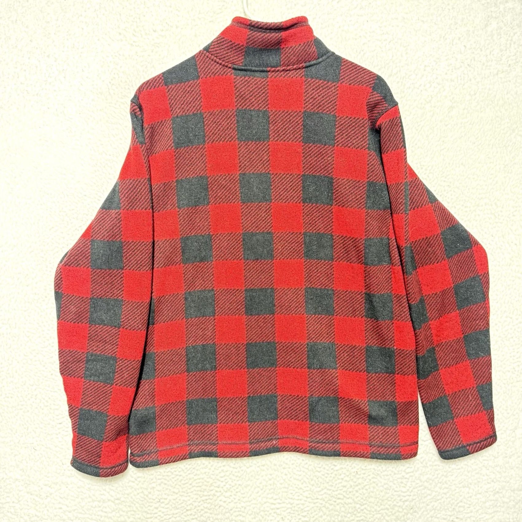 The North Face The North Face Jacket Men L Plaid Fleece Lined 1/4 Zip Multicolor Short Sleeve Outdoor Walking Casual Formal Regular Knit Logo Zipper Size US L / EU 52-54 / 3 - 5 Thumbnail